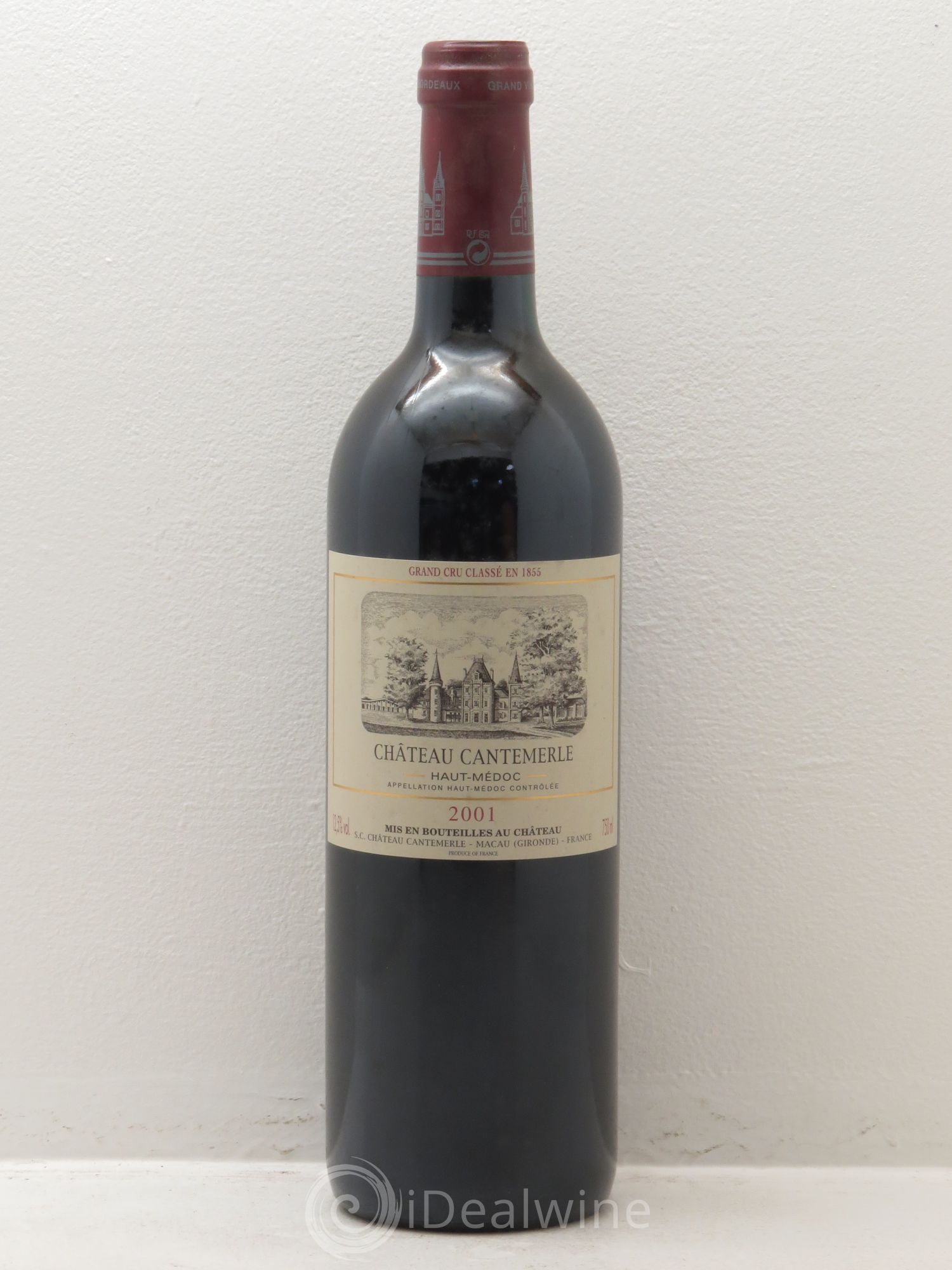 Château Cantemerle 5ème Grand Cru Classé 2001 - Lot de 1 bouteille - 0