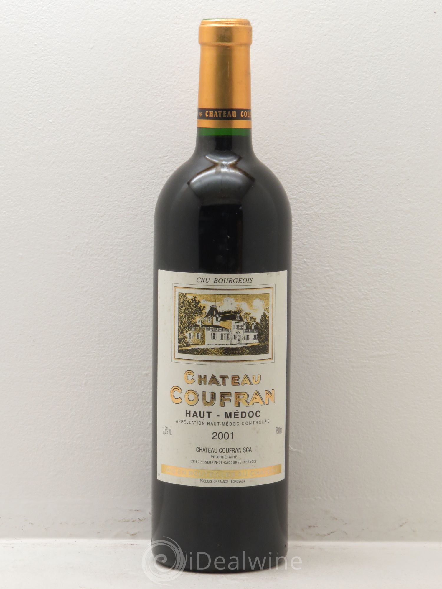 Château Coufran Cru Bourgeois 2001 - Lot de 1 bouteille - 0