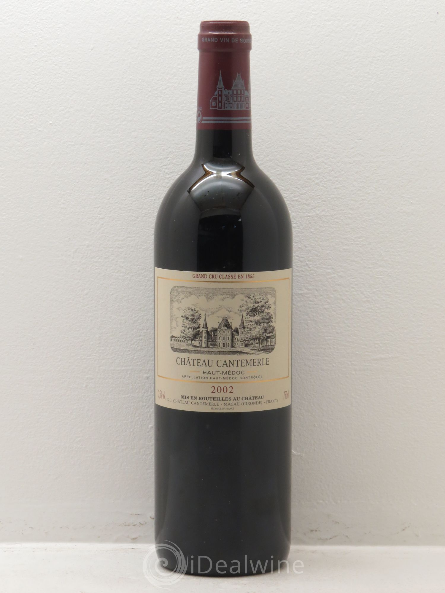 Château Cantemerle 5ème Grand Cru Classé 2002 - Lot de 1 bouteille - 0