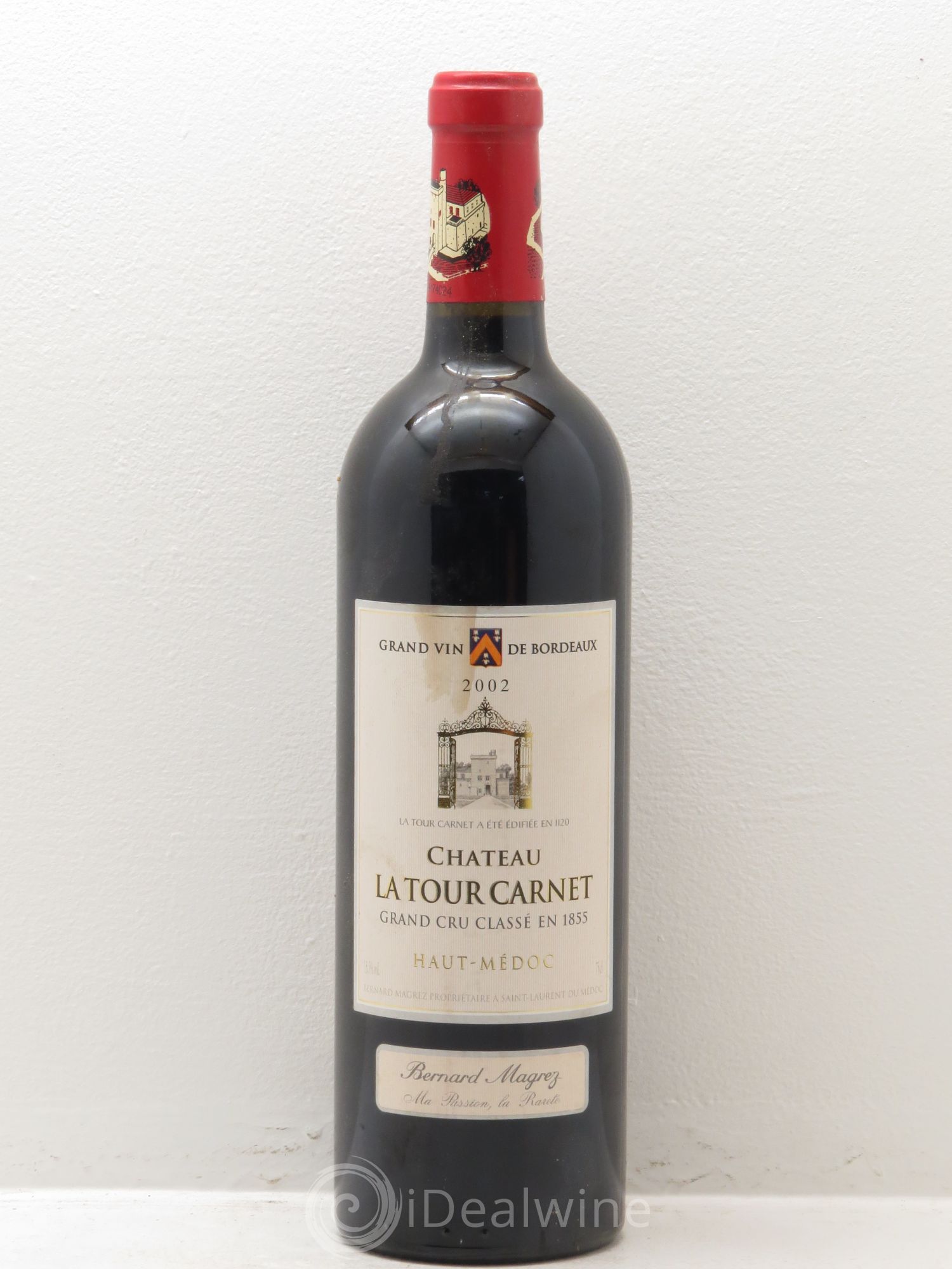 Château la Tour Carnet 4ème Grand Cru Classé 2002 - Lot de 1 bouteille - 0
