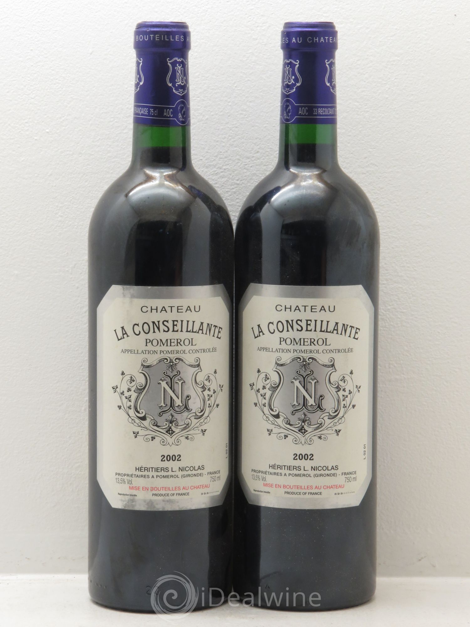 Château la Conseillante 2002 - Lot de 2 bouteilles - 0