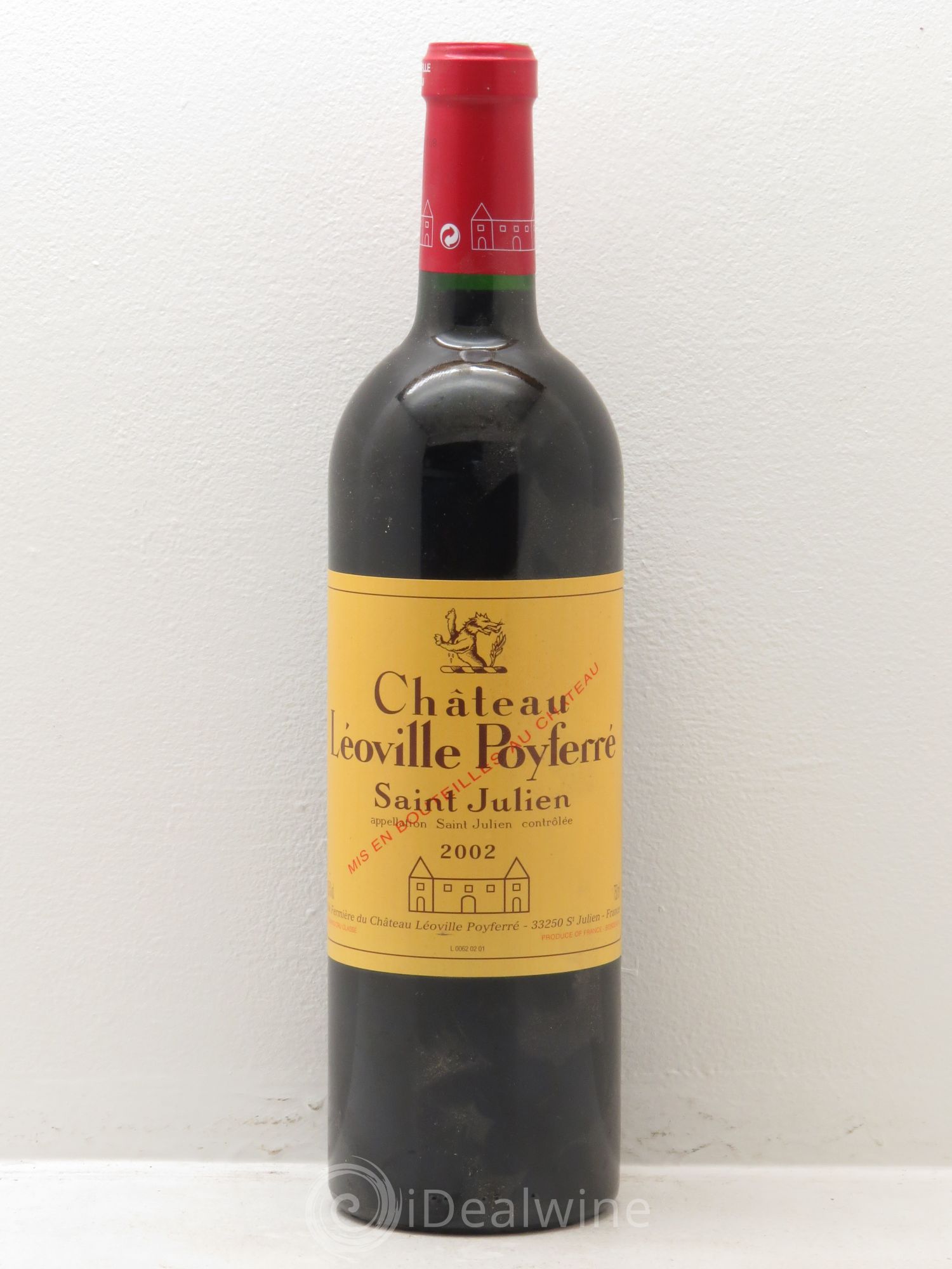 Château Léoville Poyferré 2ème Grand Cru Classé 2002 - Lot de 1 bouteille - 0