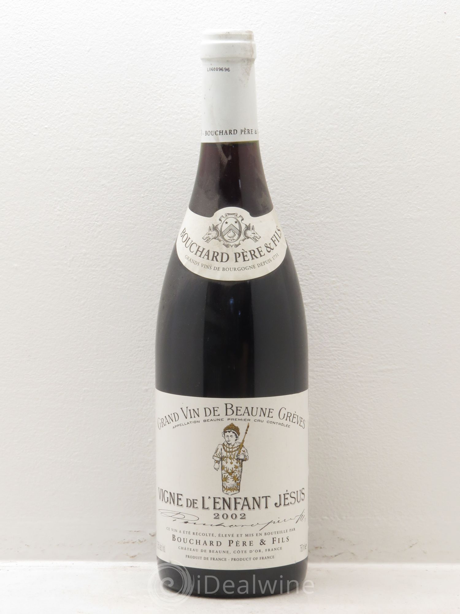 Beaune 1er Cru Grèves - Vigne de l'Enfant Jésus Bouchard Père & Fils 2002 - Lot de 1 bouteille - 0