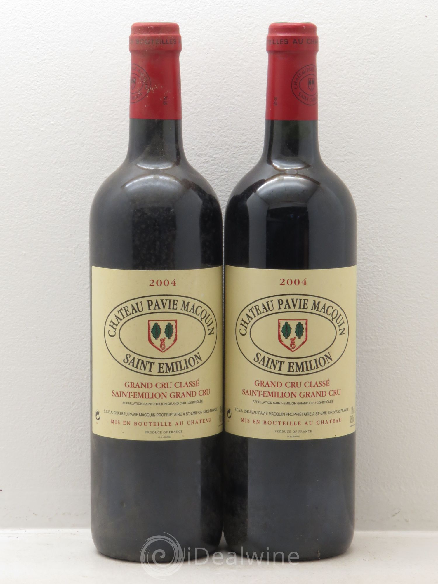 Château Pavie Macquin 1er Grand Cru Classé B 2004 - Lot de 2 bouteilles - 0