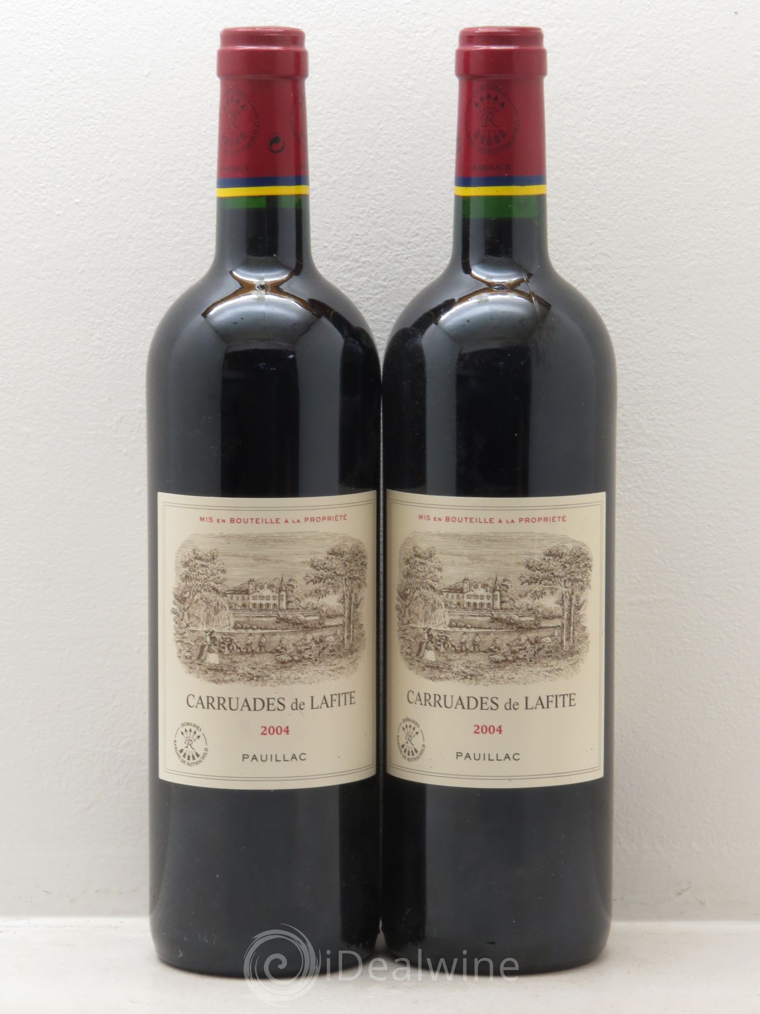 Carruades de Lafite Rothschild Second Vin 2004 - Lot de 2 bouteilles - 0