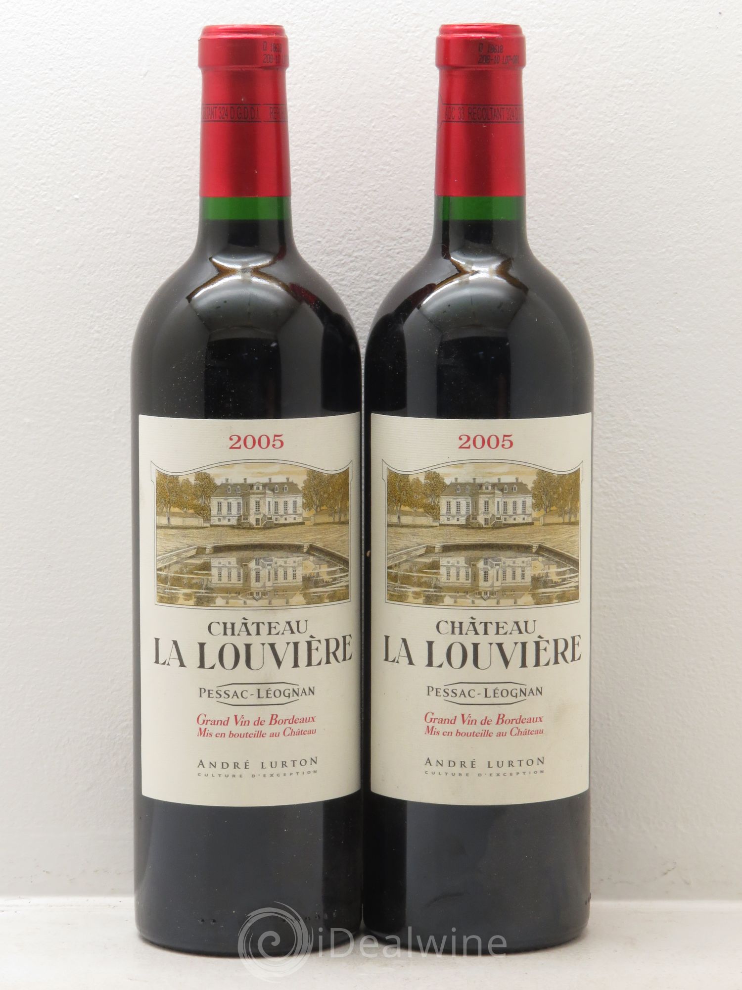 Château la Louvière 2005 - Lot de 2 bouteilles - 0