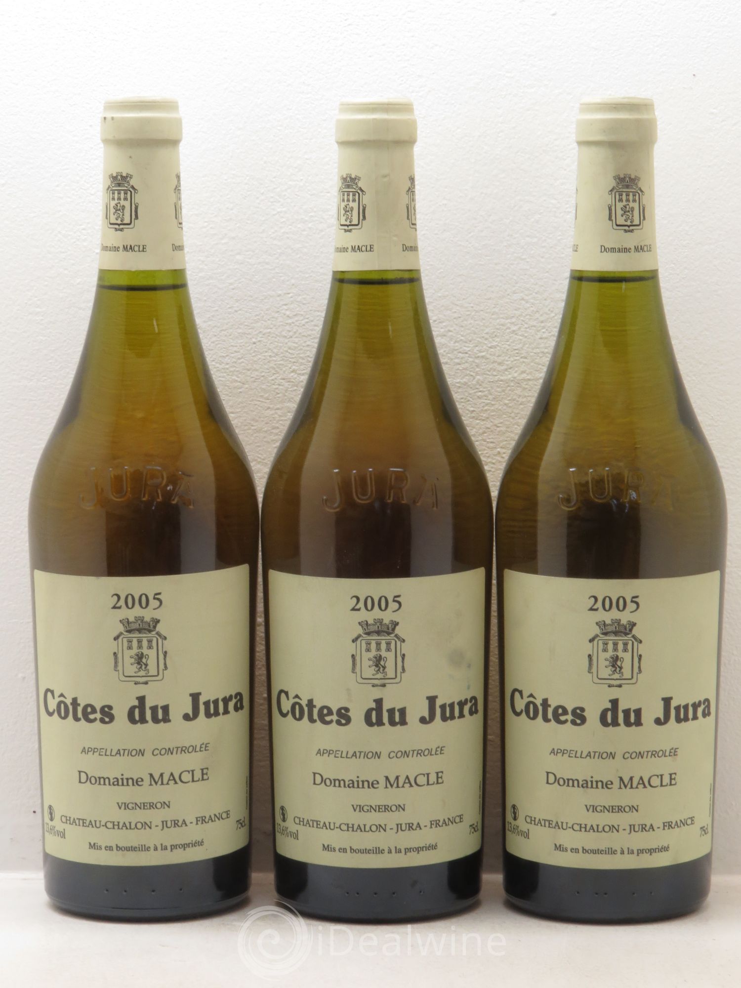 Côtes du Jura Jean Macle 2005 - Lot de 3 bouteilles - 0