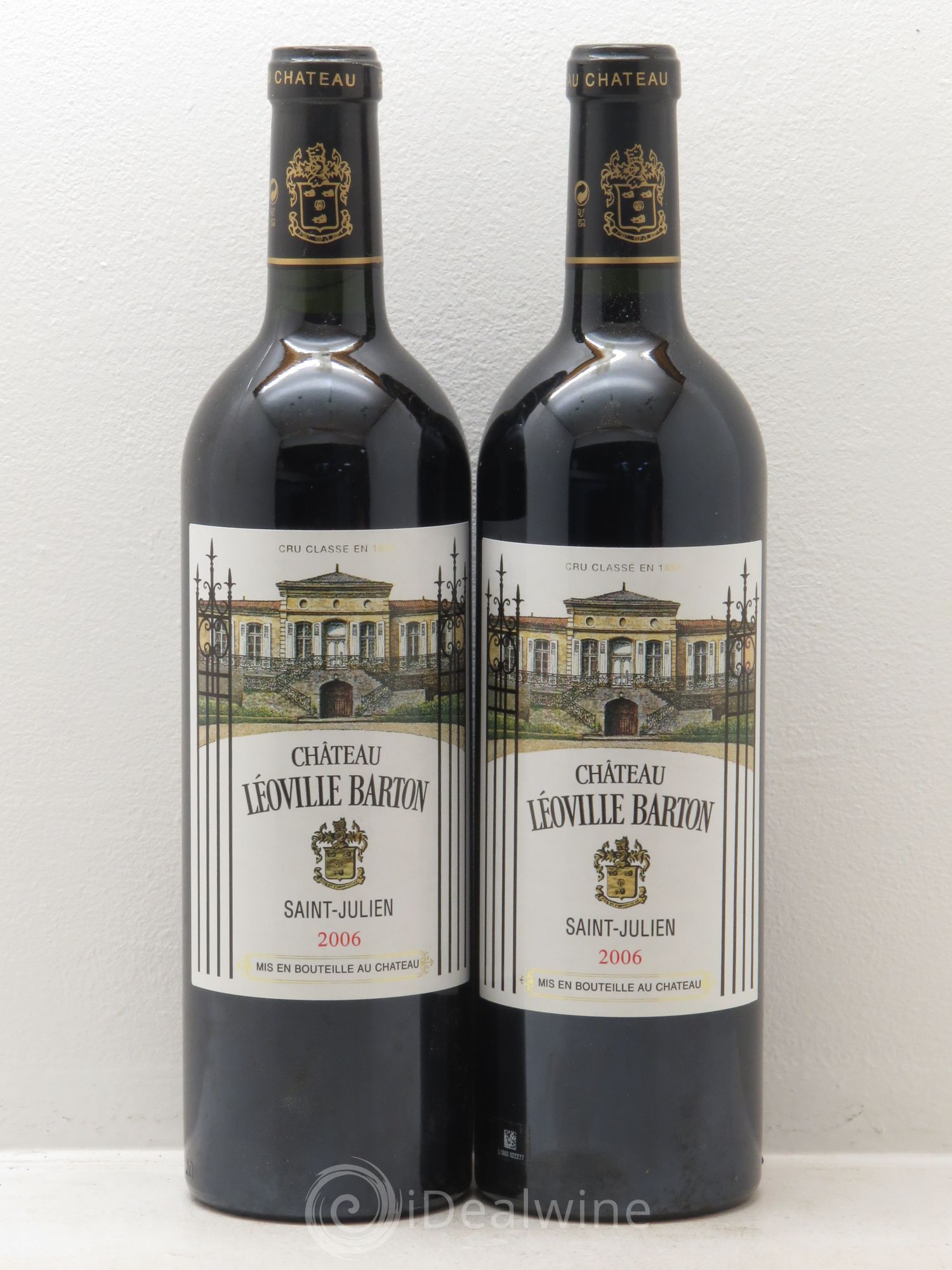 Château Léoville Barton 2ème Grand Cru Classé DEGUST BDX TASTING 2016 2006 - Lot de 2 bouteilles - 0