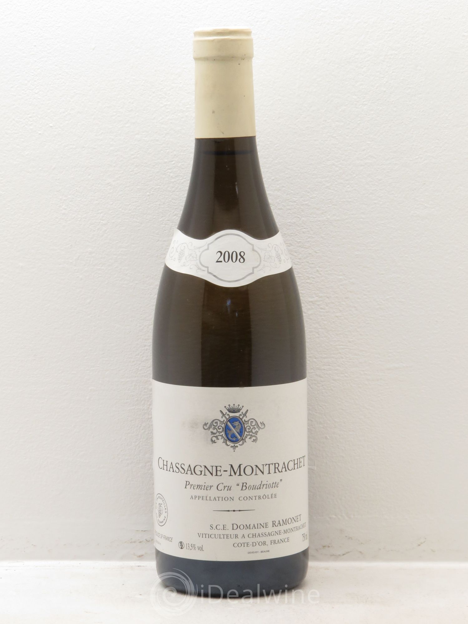Chassagne-Montrachet 1er Cru Boudriotte Ramonet (Domaine) 2008 - Lot de 1 bouteille - 0
