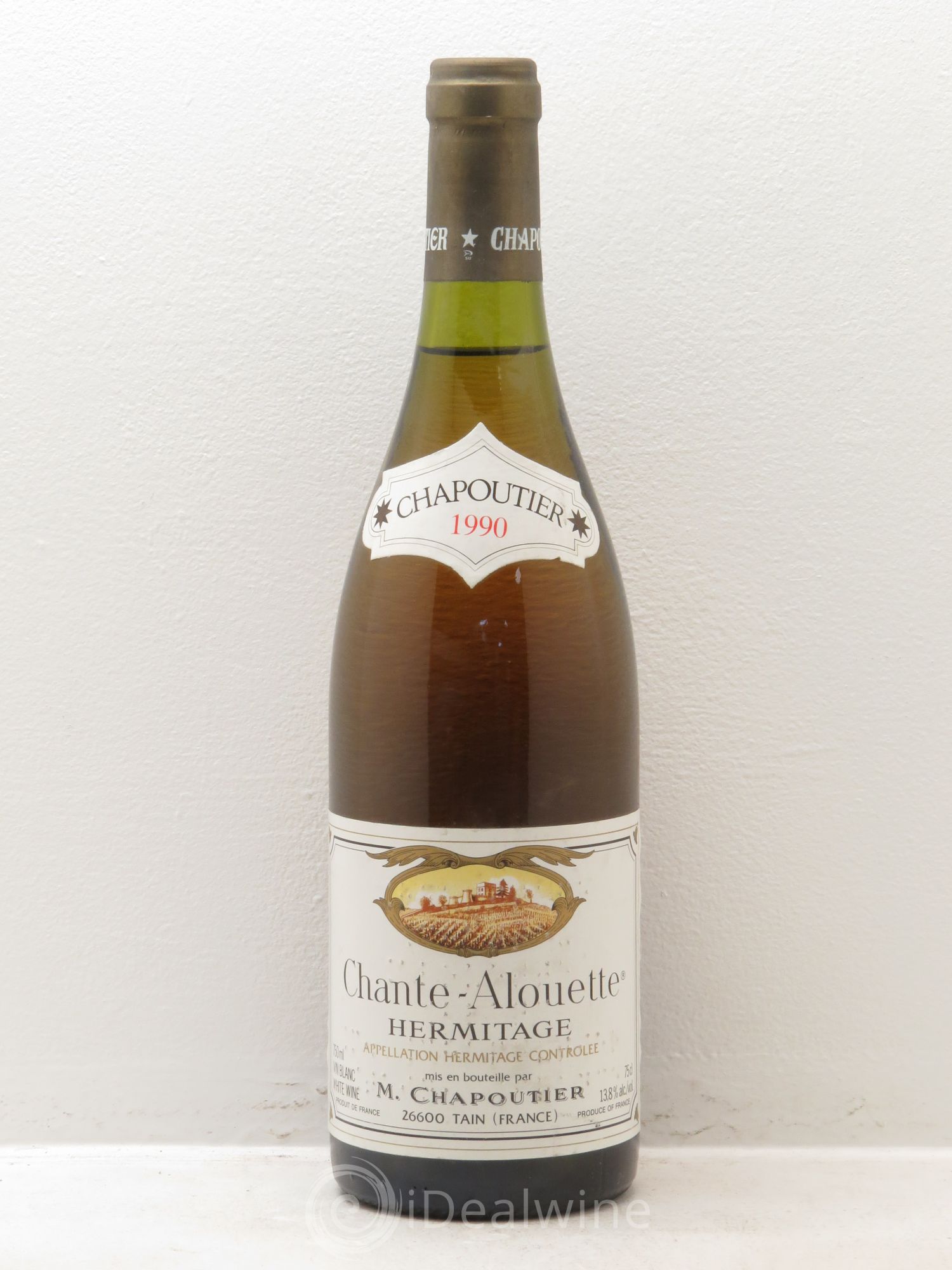 Hermitage Chante Alouette Chapoutier 1990 - Lot de 1 bouteille - 0