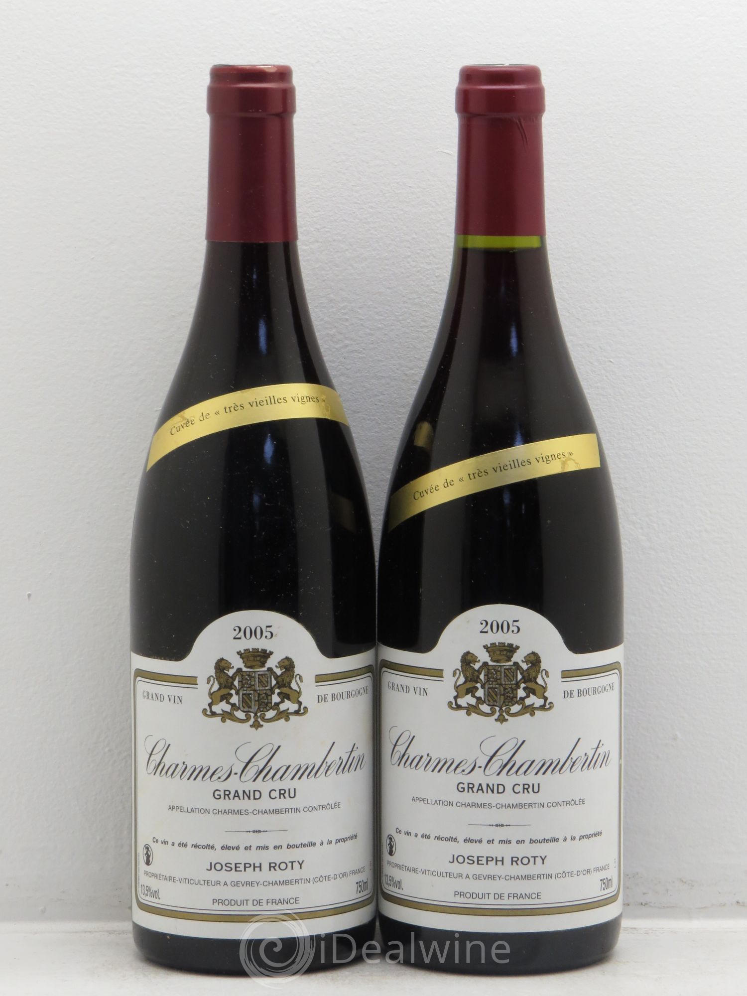 Charmes-Chambertin Grand Cru Très vieilles vignes Joseph Roty (Domaine) 2005 - Lot de 2 bouteilles - 0