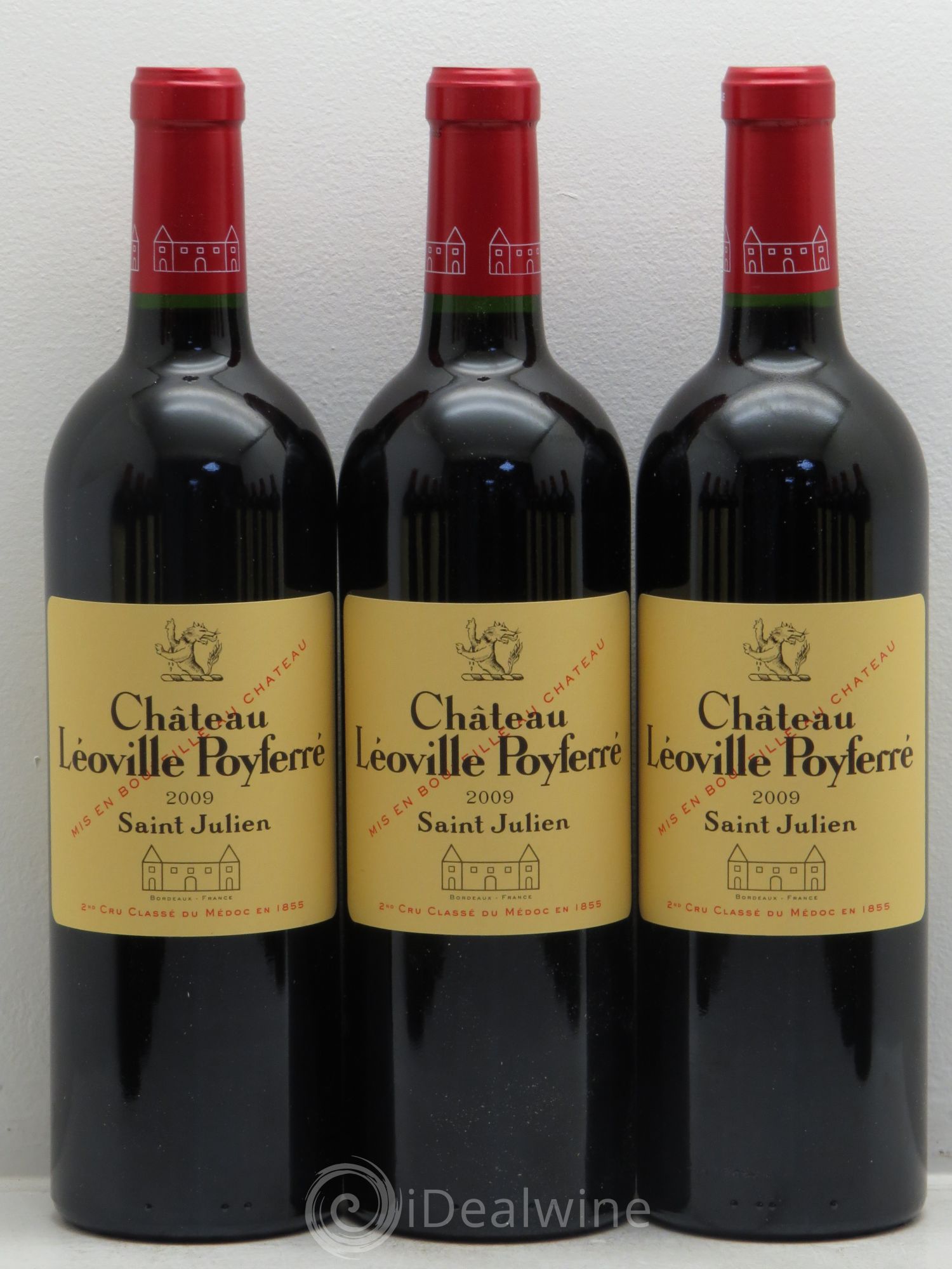 Château Léoville Poyferré 2ème Grand Cru Classé 2009 - Lot de 12 bouteilles - 1