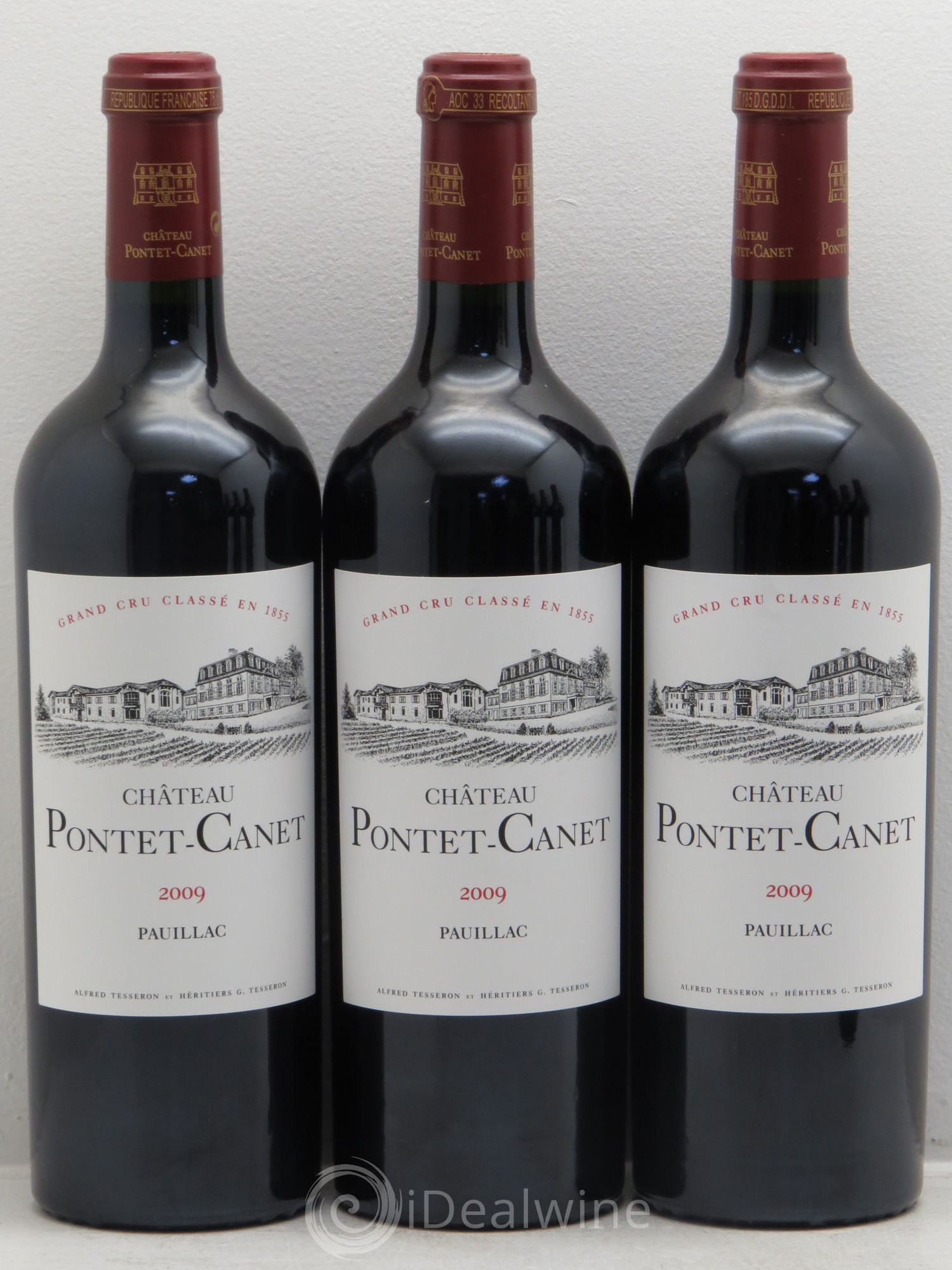 Château Pontet Canet 5ème Grand Cru Classé 2009 - Lot de 6 bouteilles - 1
