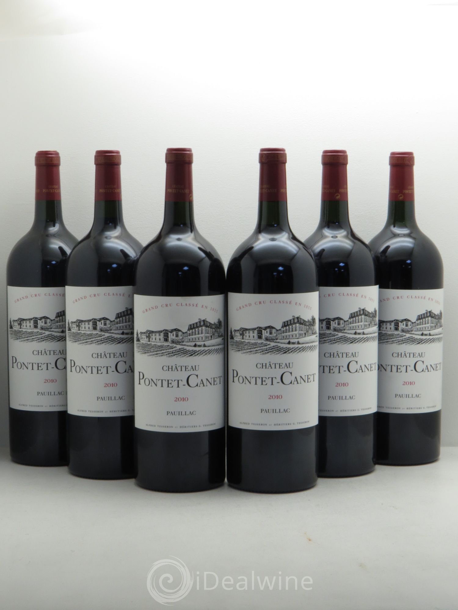 Château Pontet Canet 5ème Grand Cru Classé 2010 - Lot de 6 magnums - 0