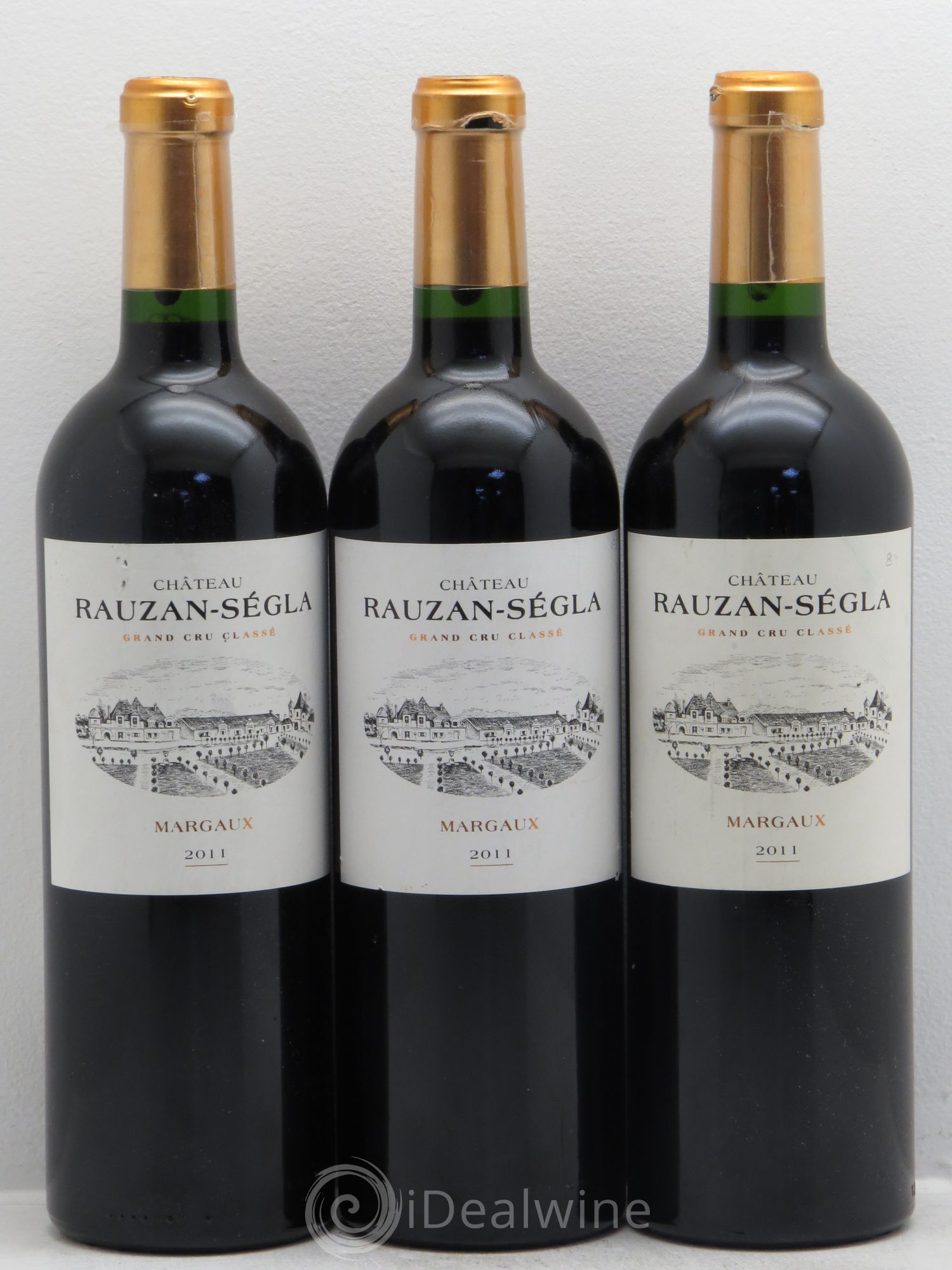 Château Rauzan Ségla Grand Cru Classé 2011 - Lot de 3 bouteilles - 0