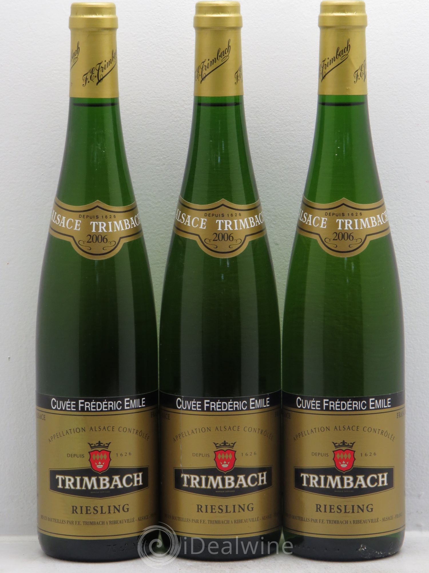 Alsace Riesling Cuvée Frédéric Emile Trimbach (Domaine) 2006 - Lot de 3 bouteilles - 0