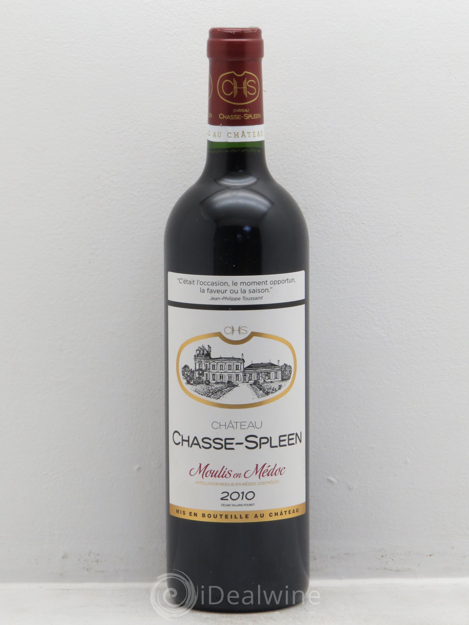 Château Chasse Spleen 2010 - Lot de 1 bouteille - 0
