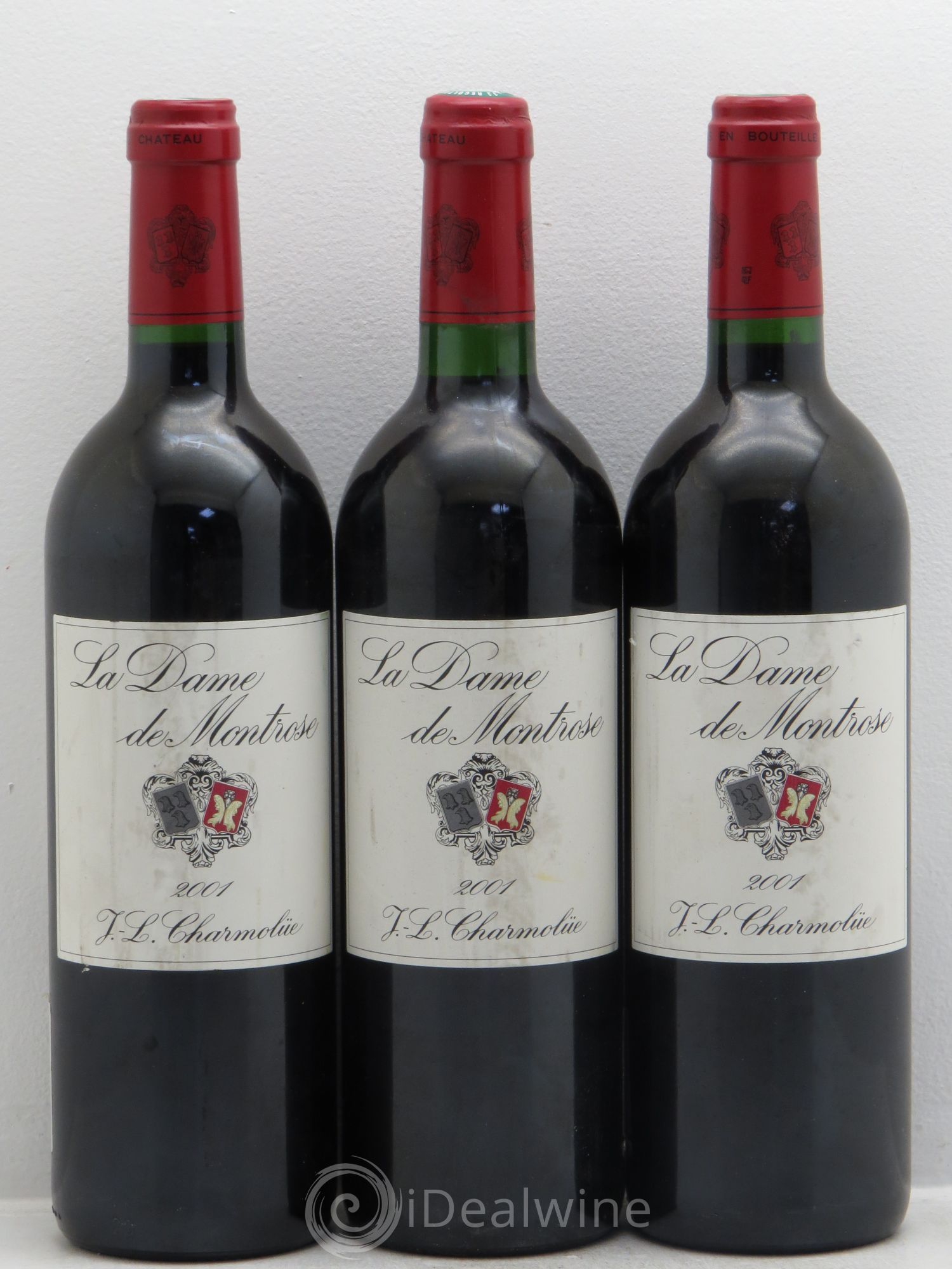 La Dame de Montrose Second Vin 2001 - Lot de 3 bouteilles - 0