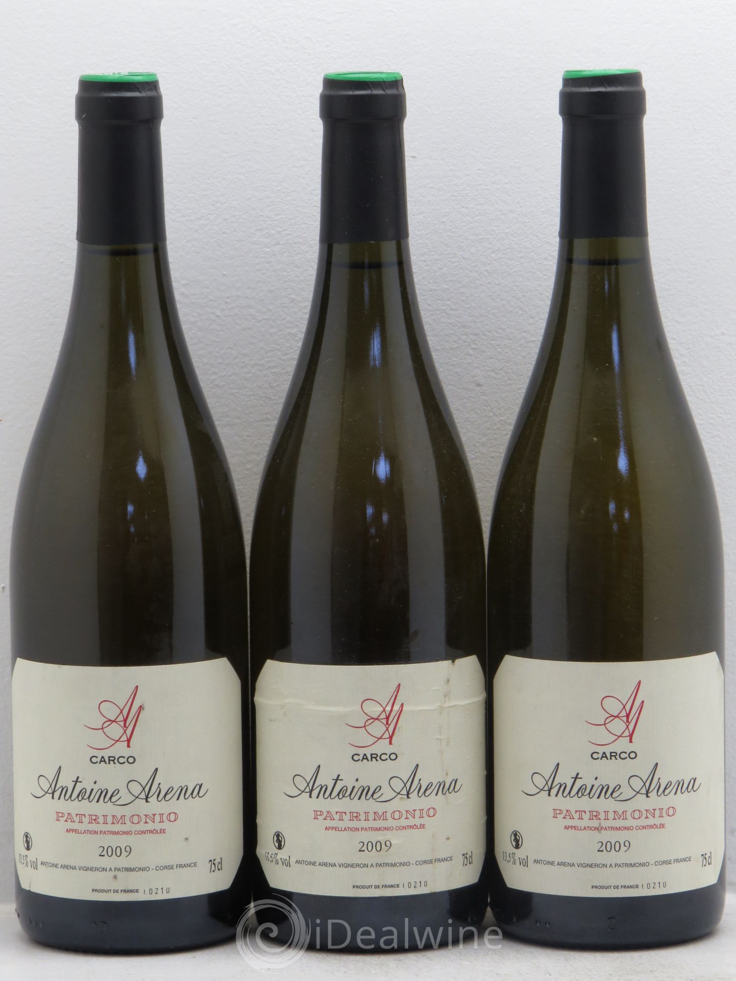 Patrimonio Carco Antoine Arena 2009 - Lot de 3 bouteilles - 0