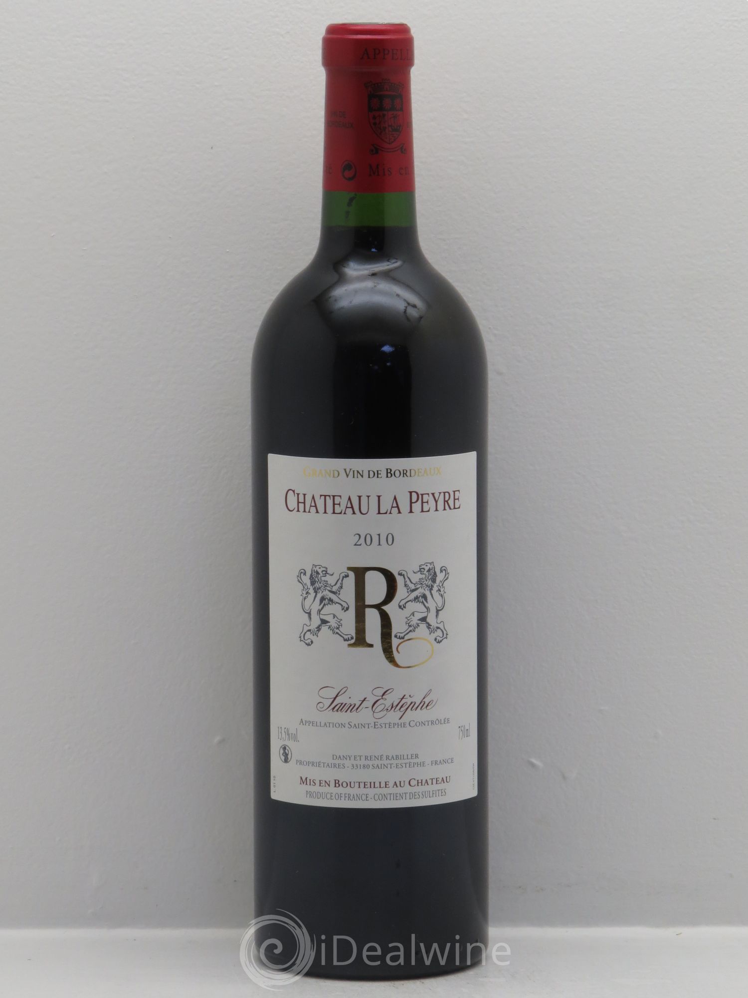 Saint-Estèphe Château La Peyre 2010 - Lot de 1 bouteille - 0