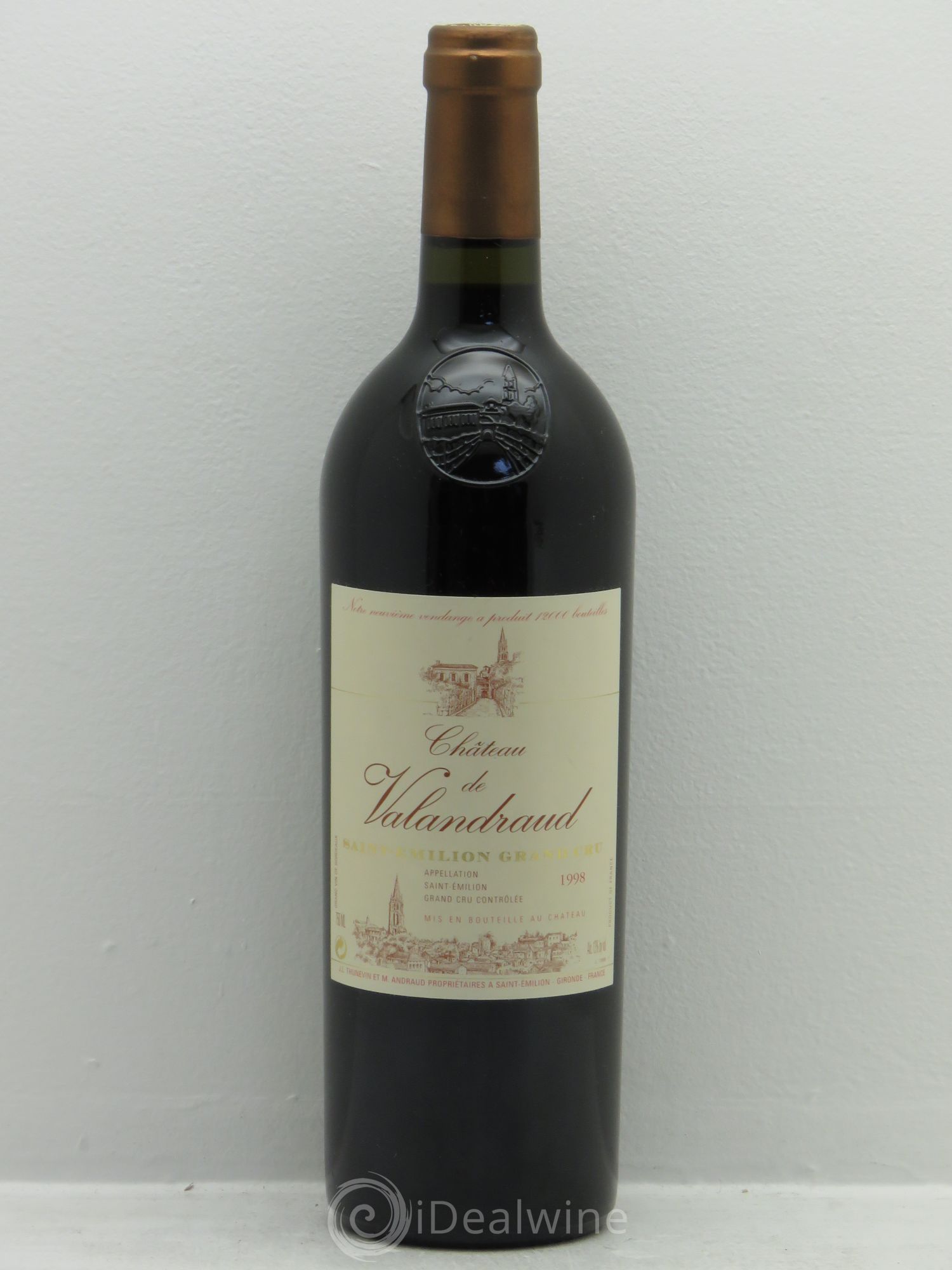 Château de Valandraud 1998 - Lot de 1 bouteille - 0