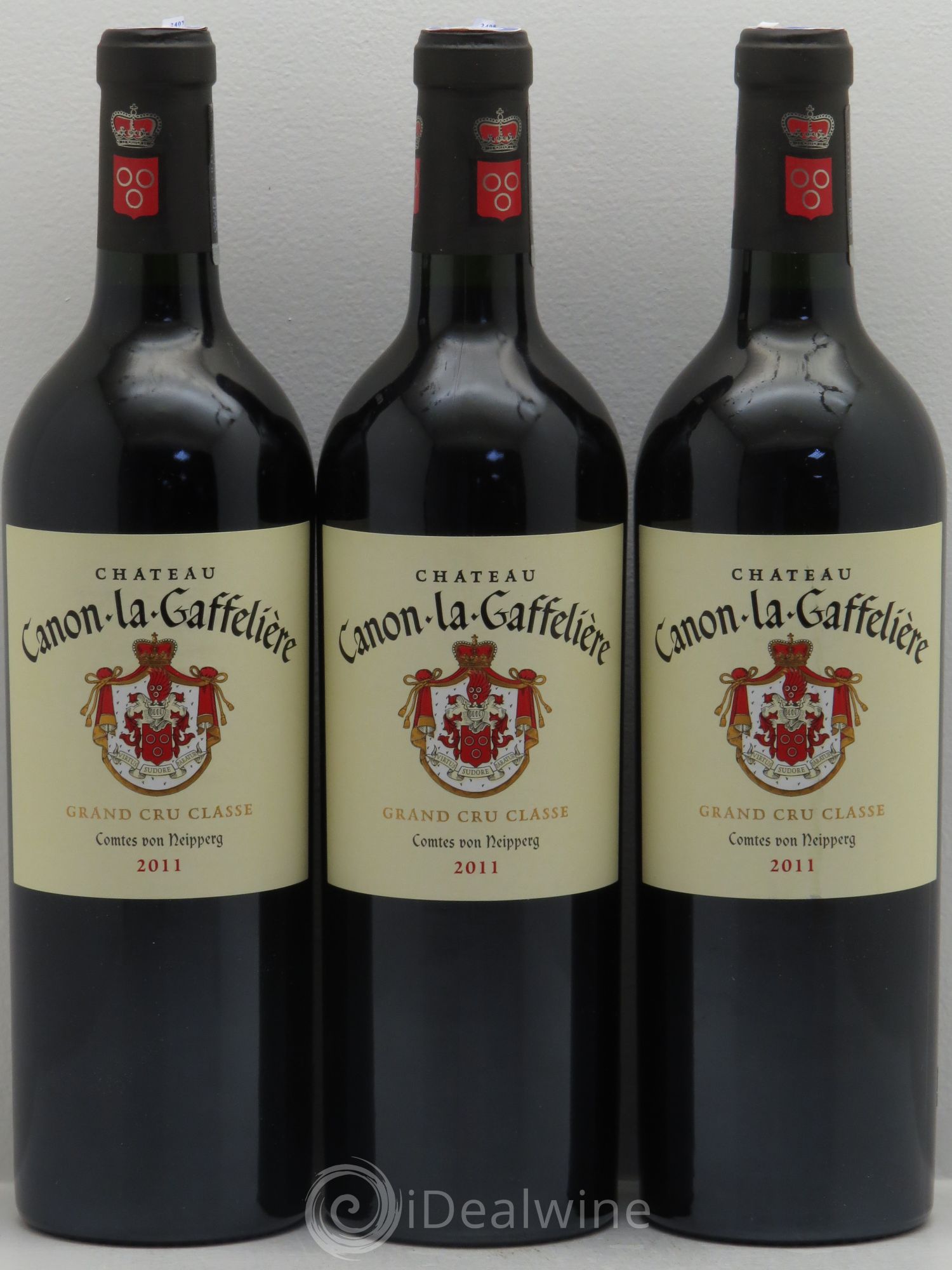 Château Canon la Gaffelière 1er Grand Cru Classé B 2011 - Lot de 3 bouteilles - 0