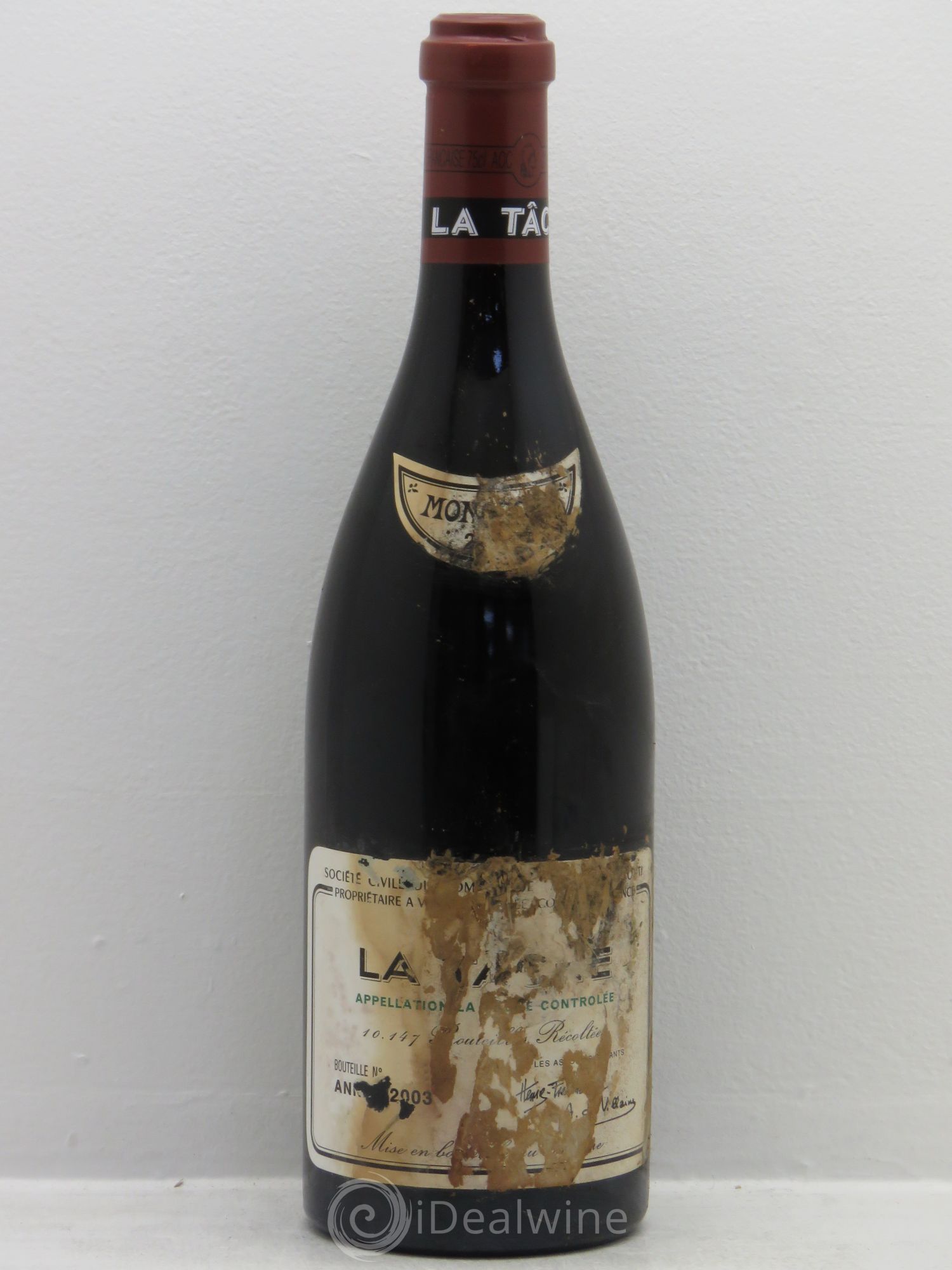La Tâche Grand Cru Domaine de la Romanée-Conti 2003 - Lot de 1 bouteille - 0