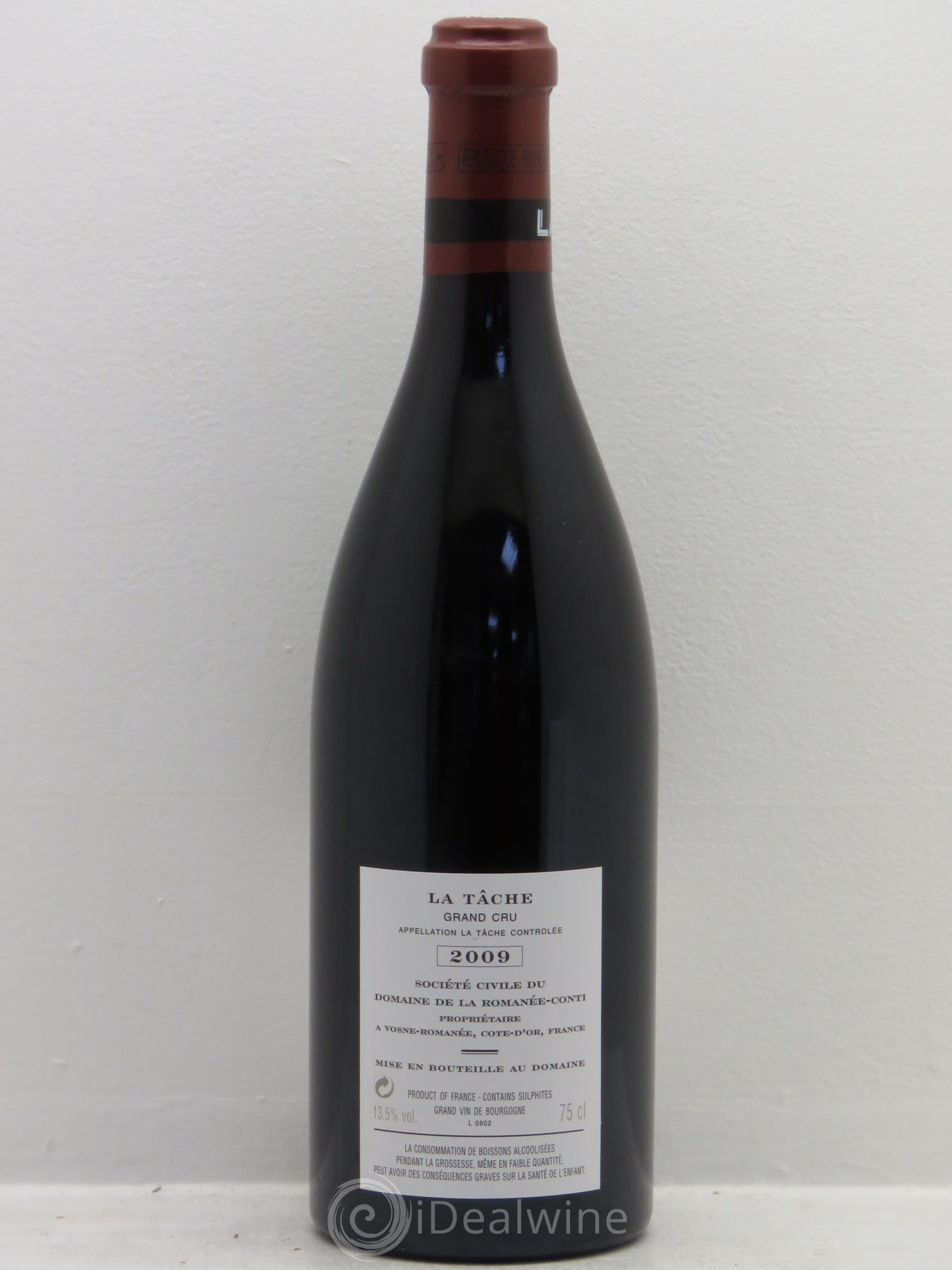 La Tâche Grand Cru Domaine de la Romanée-Conti 2009 - Lot de 1 bouteille - 1