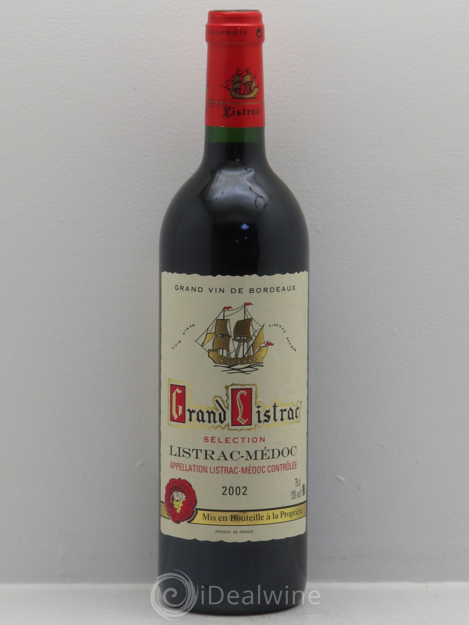 Listrac Grand Listrac 2002 - Lot de 1 bouteille - 0