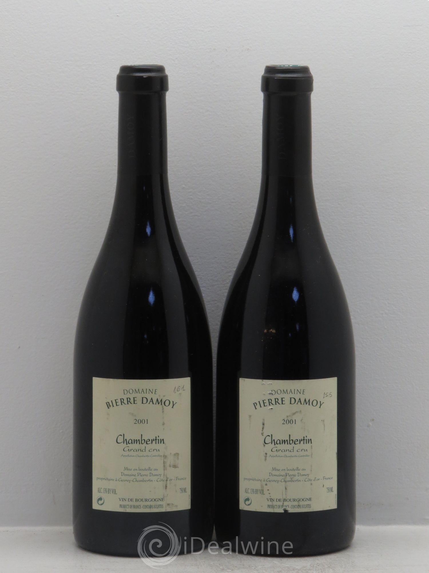 Chambertin Grand Cru Pierre Damoy 2001 - Lot de 2 bouteilles - 0