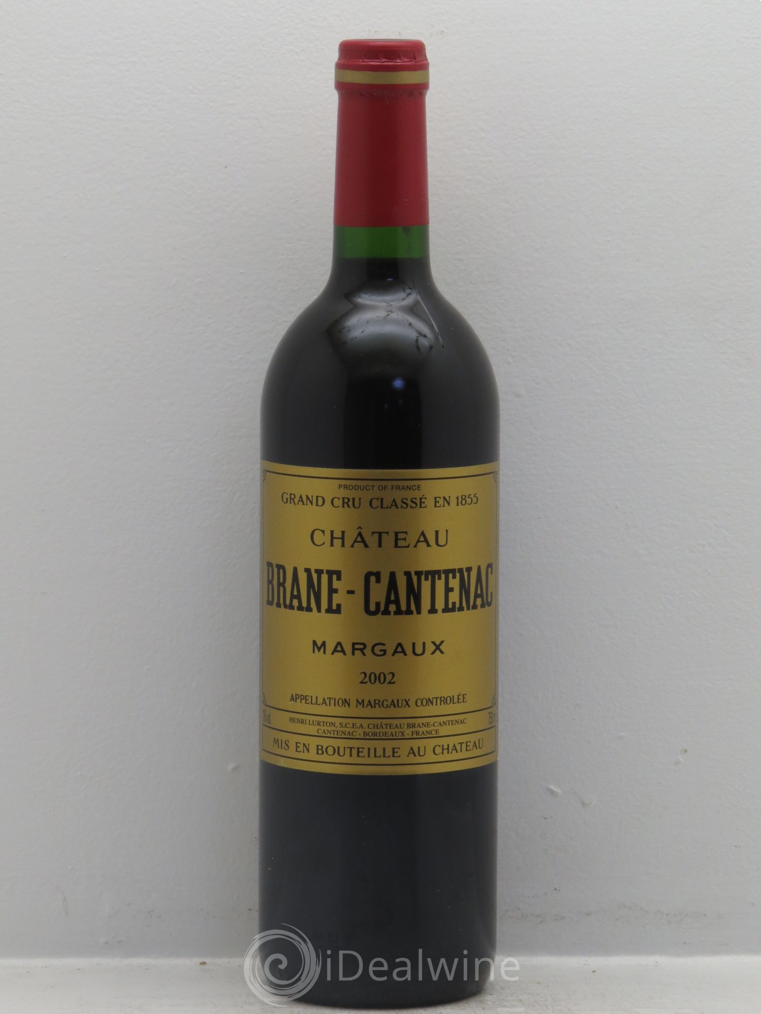 Château Brane Cantenac 2ème Grand Cru Classé 2002 - Lot de 1 bouteille - 0