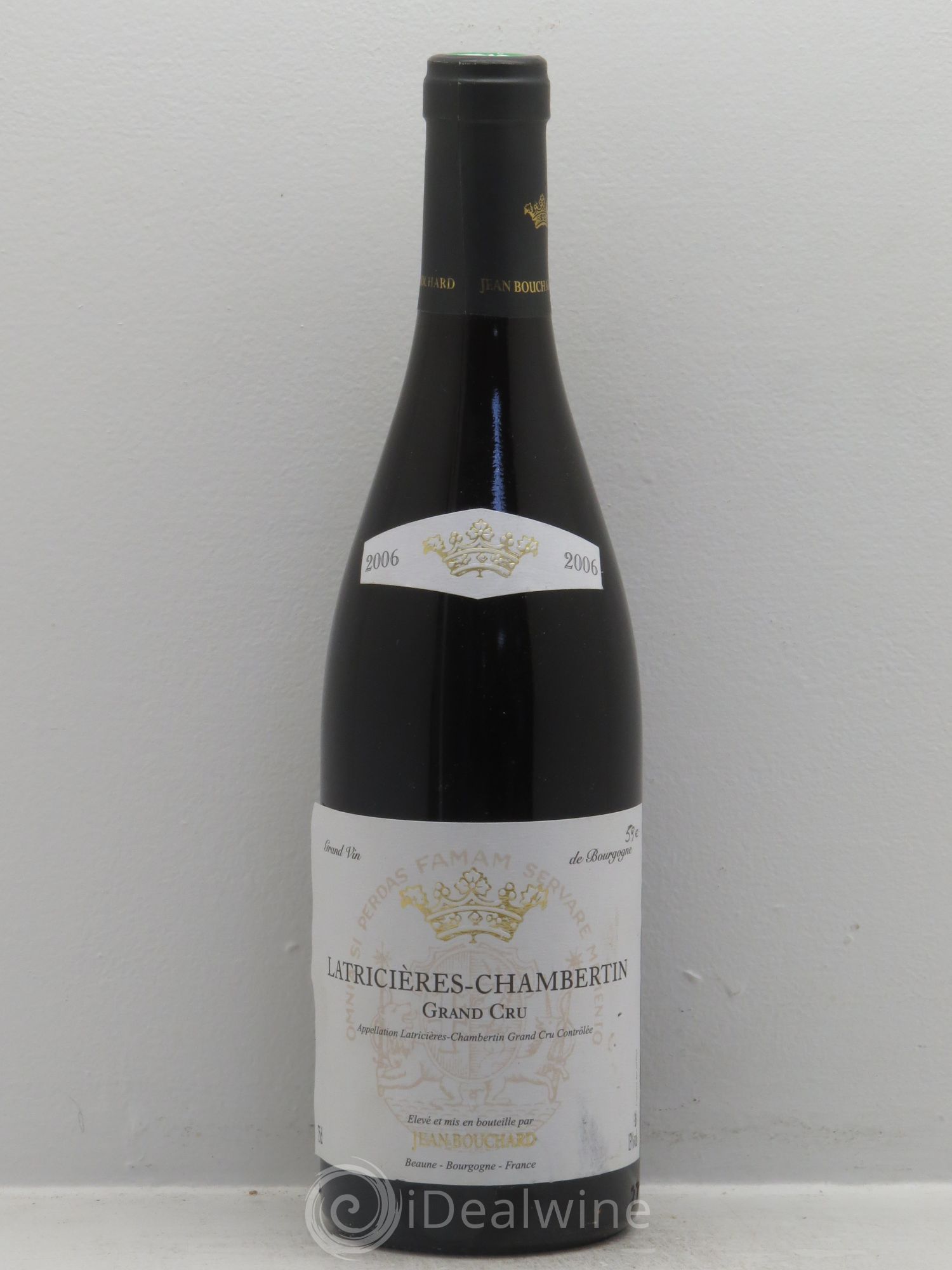 Latricières-Chambertin Grand Cru Jean Bouchard 2006 - Lot de 1 bouteille - 0