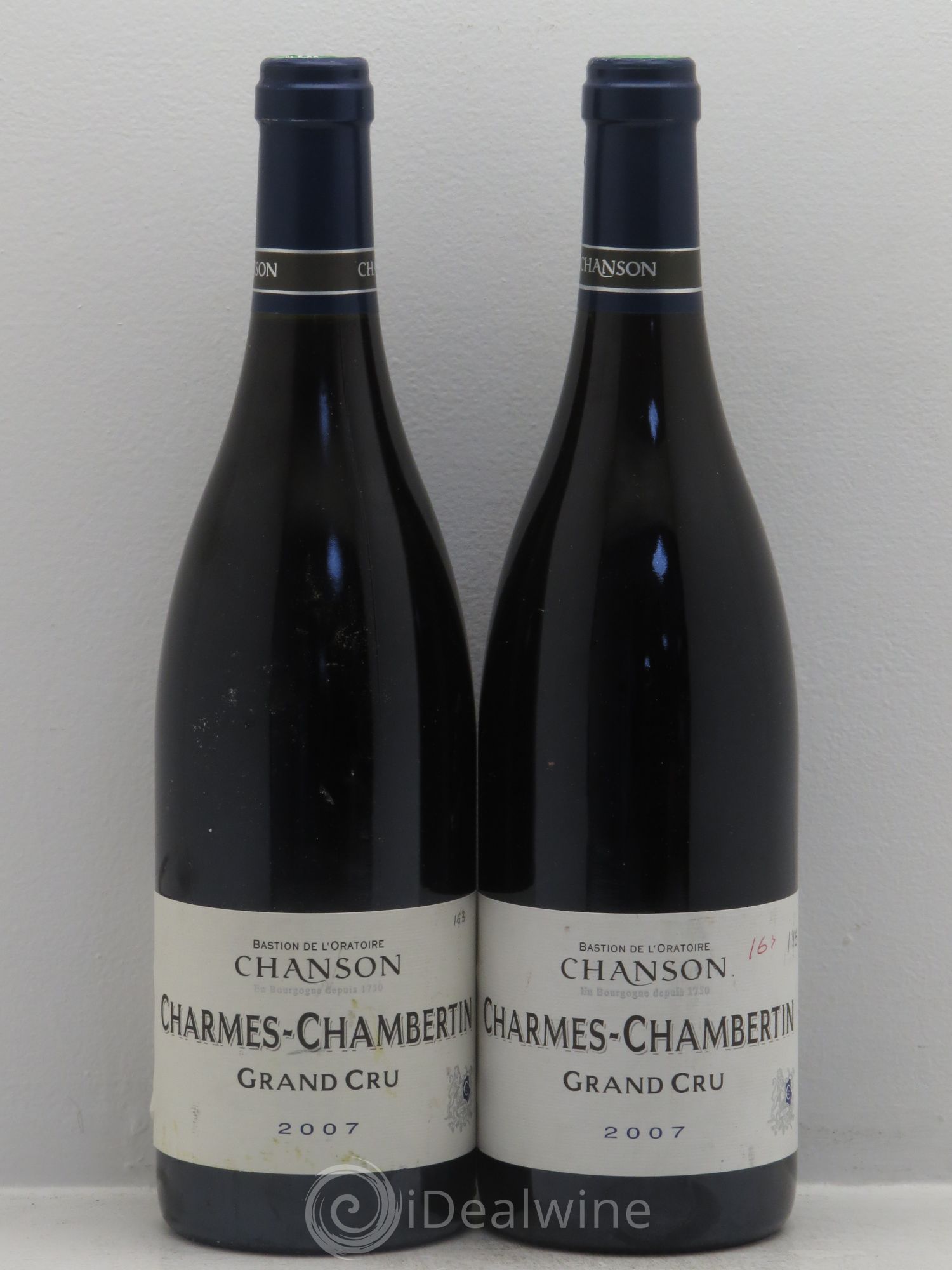 Charmes-Chambertin Grand Cru Bastion de l'Oratoire Chanson 2007 - Posten von 2 Flaschen - 0