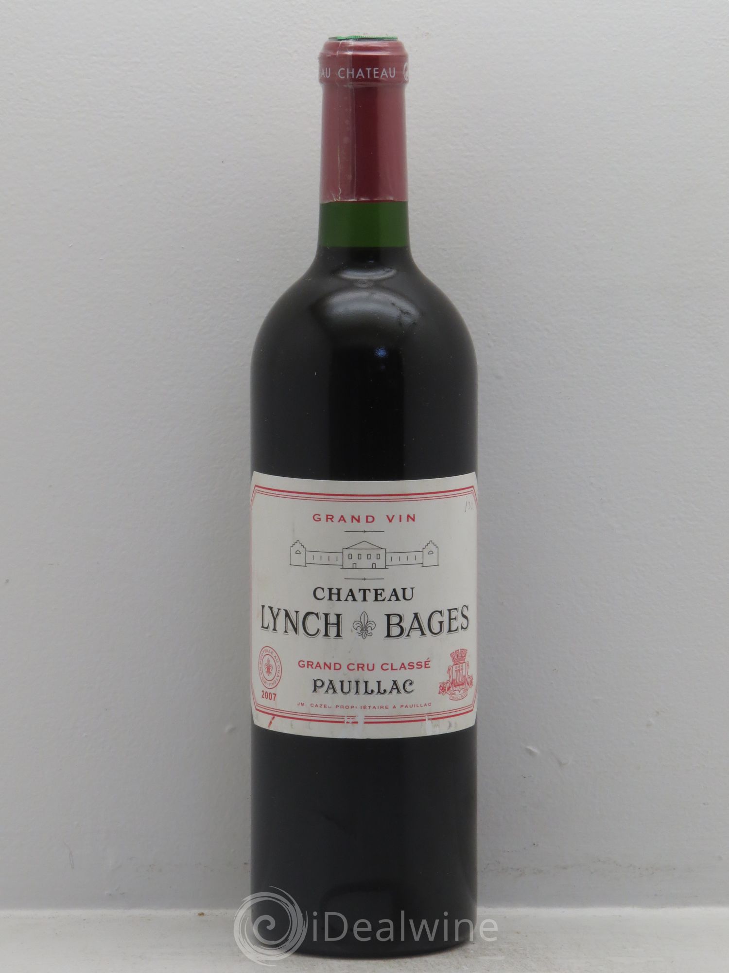 Château Lynch Bages 5ème Grand Cru Classé 2007 - Lot de 1 bouteille - 0