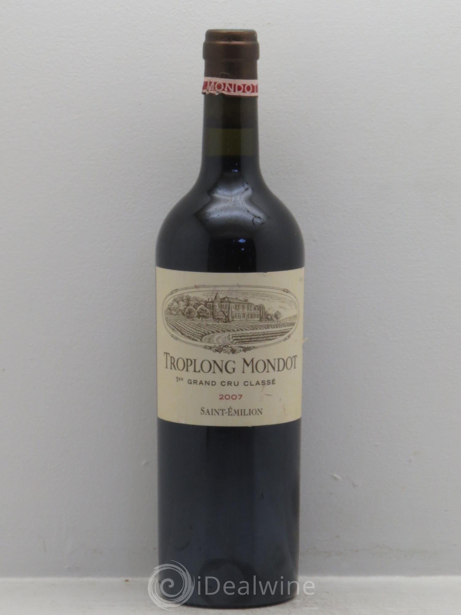 Château Troplong Mondot 1er Grand Cru Classé B 2007 - Lot de 1 bouteille - 0