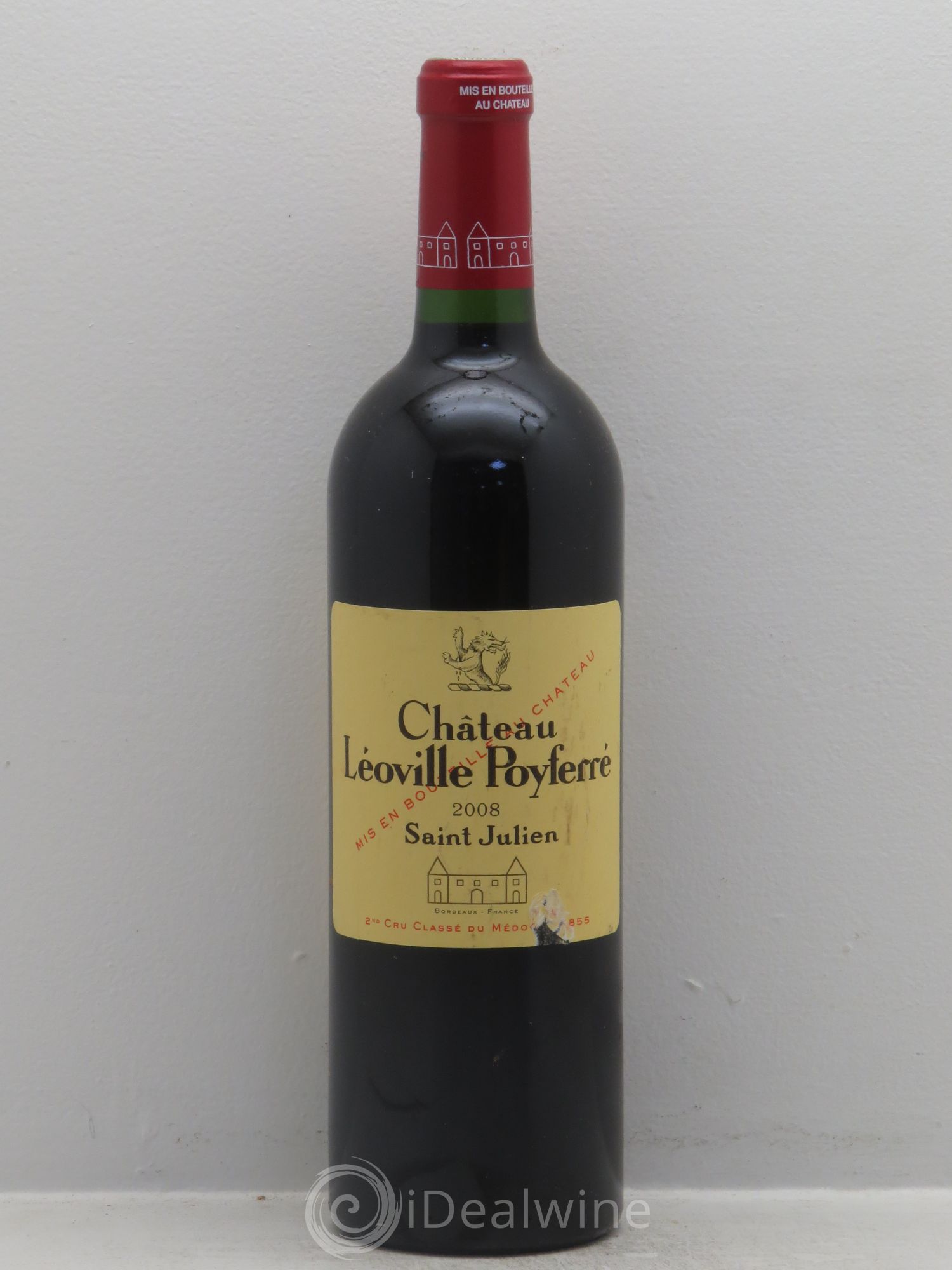 Château Léoville Poyferré 2ème Grand Cru Classé 2008 - Lot de 1 bouteille - 0