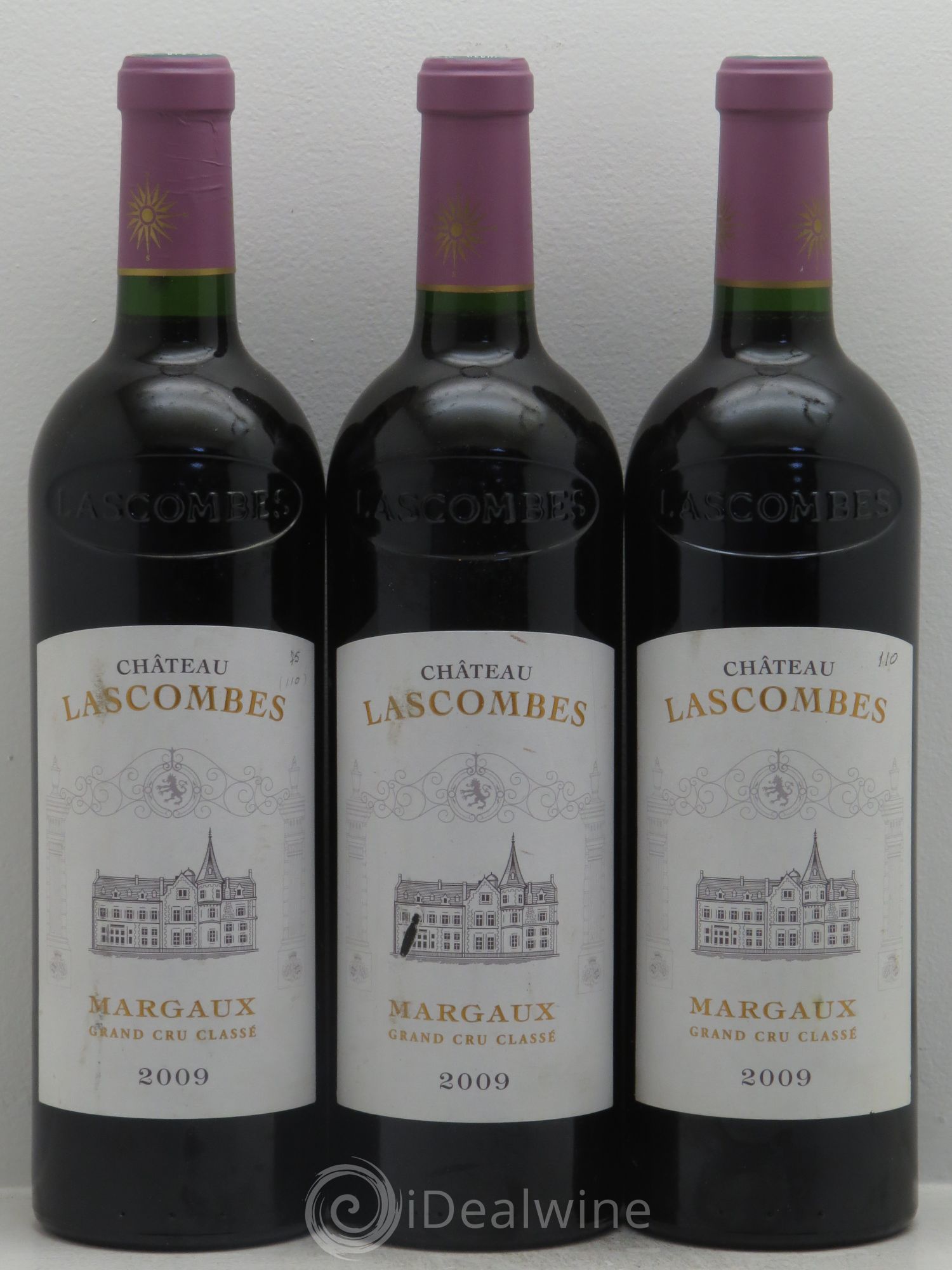 Château Lascombes 2ème Grand Cru Classé 2009 - Lot de 3 bouteilles - 0