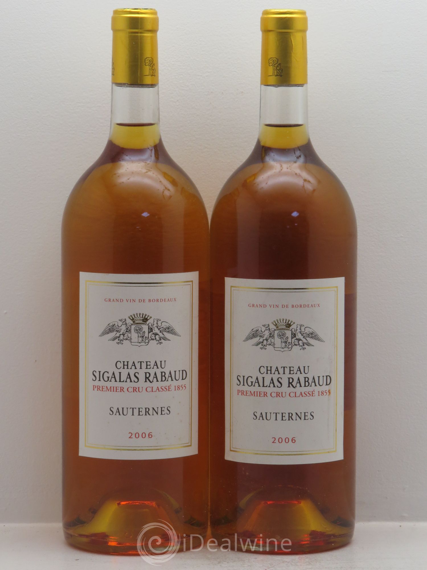 Château Sigalas Rabaud 1er Grand Cru Classé 2006 - Posten von 2 Magnum - 0