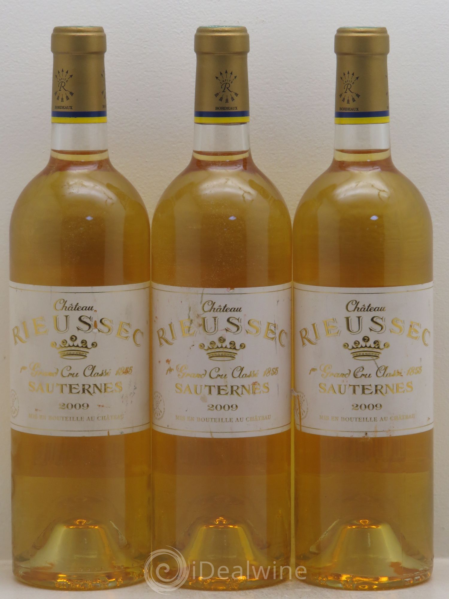 Château Rieussec 1er Grand Cru Classé 2009 - Lotto di 3 bottiglie - 0