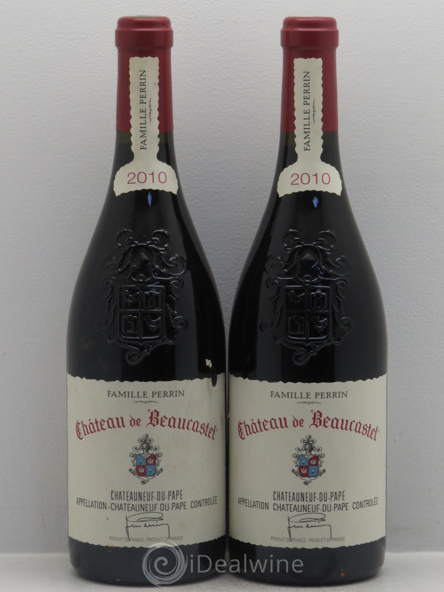 Châteauneuf-du-Pape Château de Beaucastel Famille Perrin 2010 - Lot de 2 bouteilles - 0