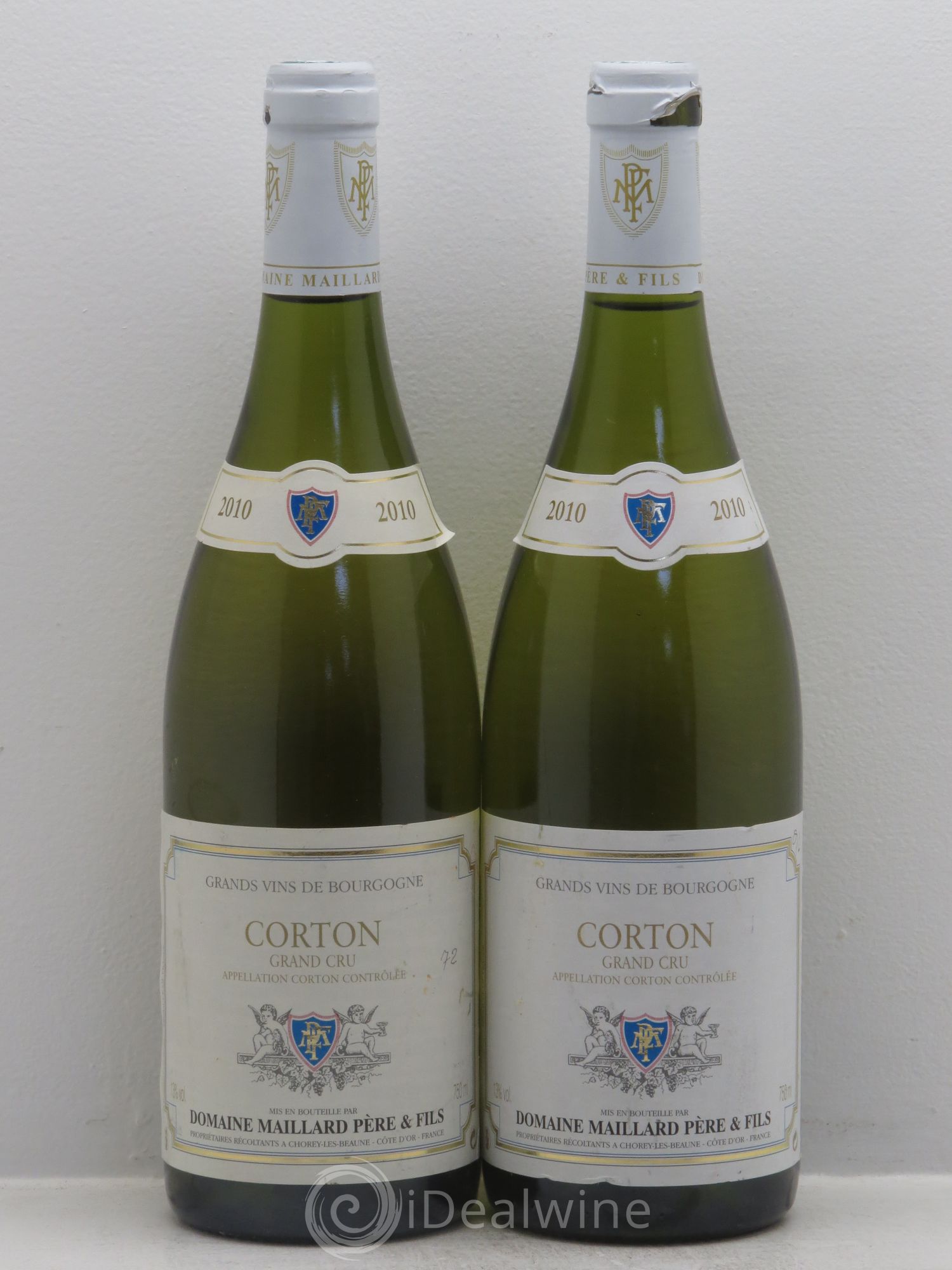 Corton Grand Cru Domaine Maillard P&F 2010 - Posten von 2 Flaschen - 0