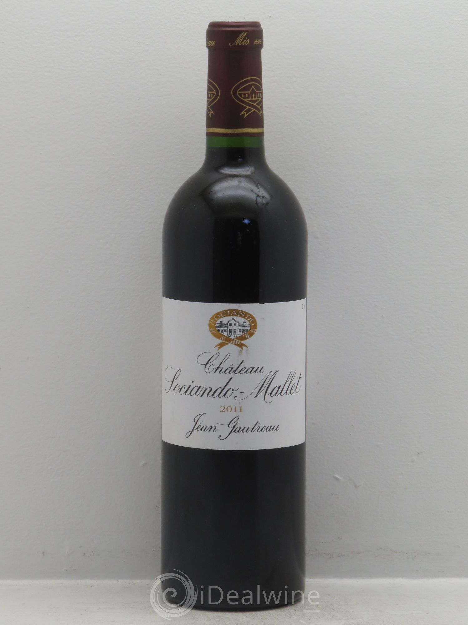 Château Sociando Mallet 2011 - Lot de 1 bouteille - 0