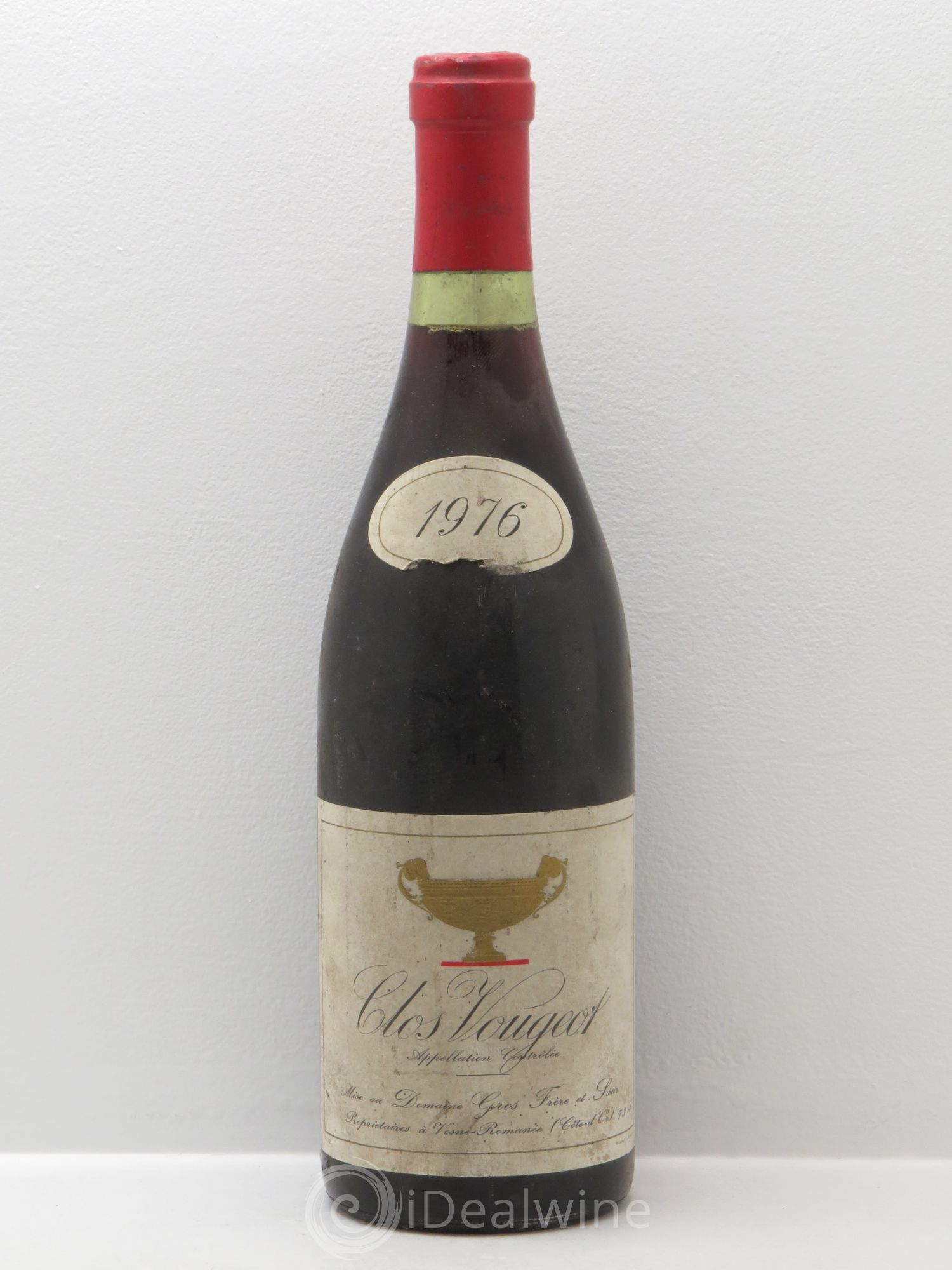 Clos de Vougeot Grand Cru Musigni Gros Frère & Soeur 1976 - Lot de 1 bouteille - 0
