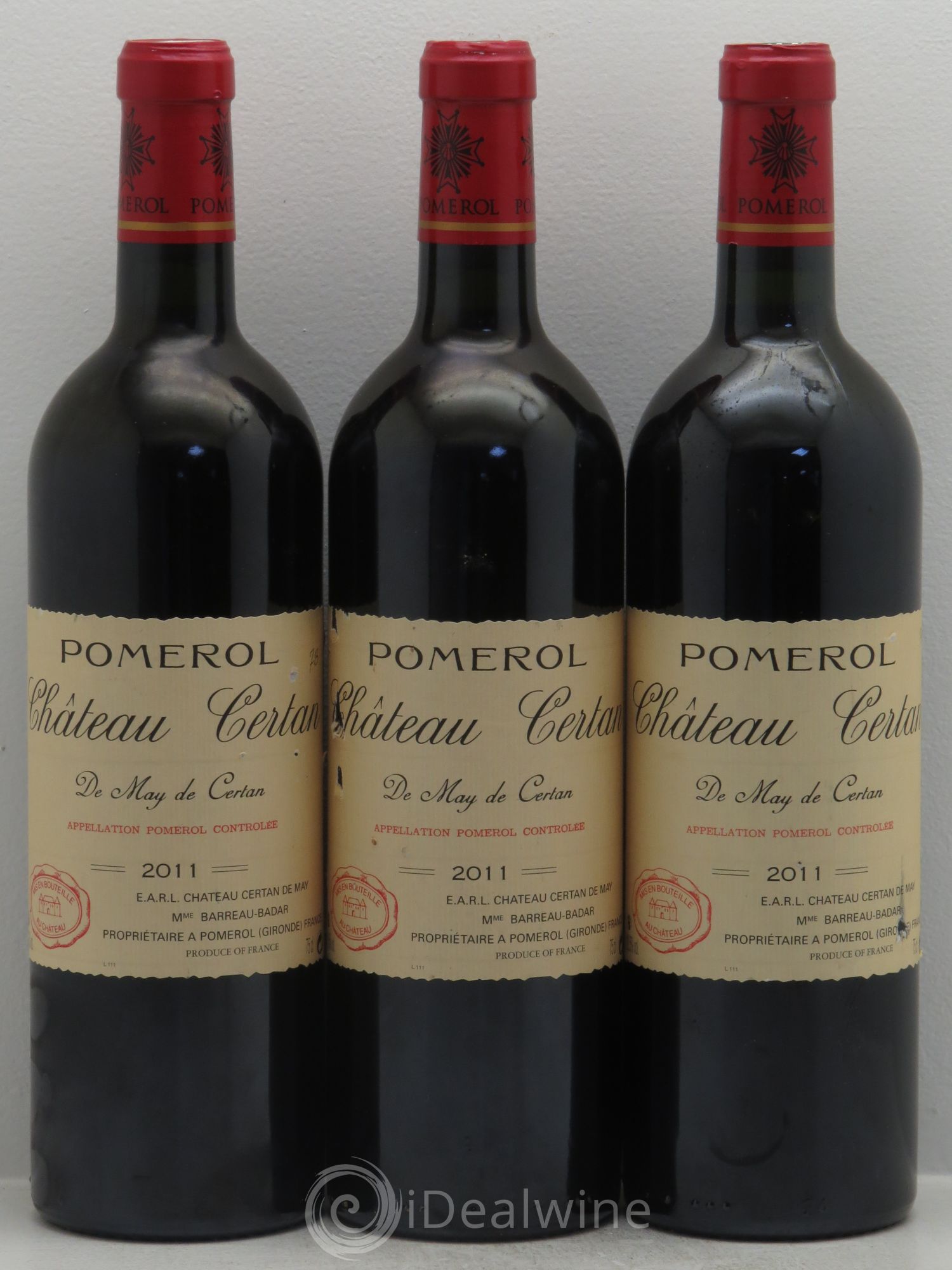 Château Certan de May 2011 - Lot de 3 bouteilles - 0