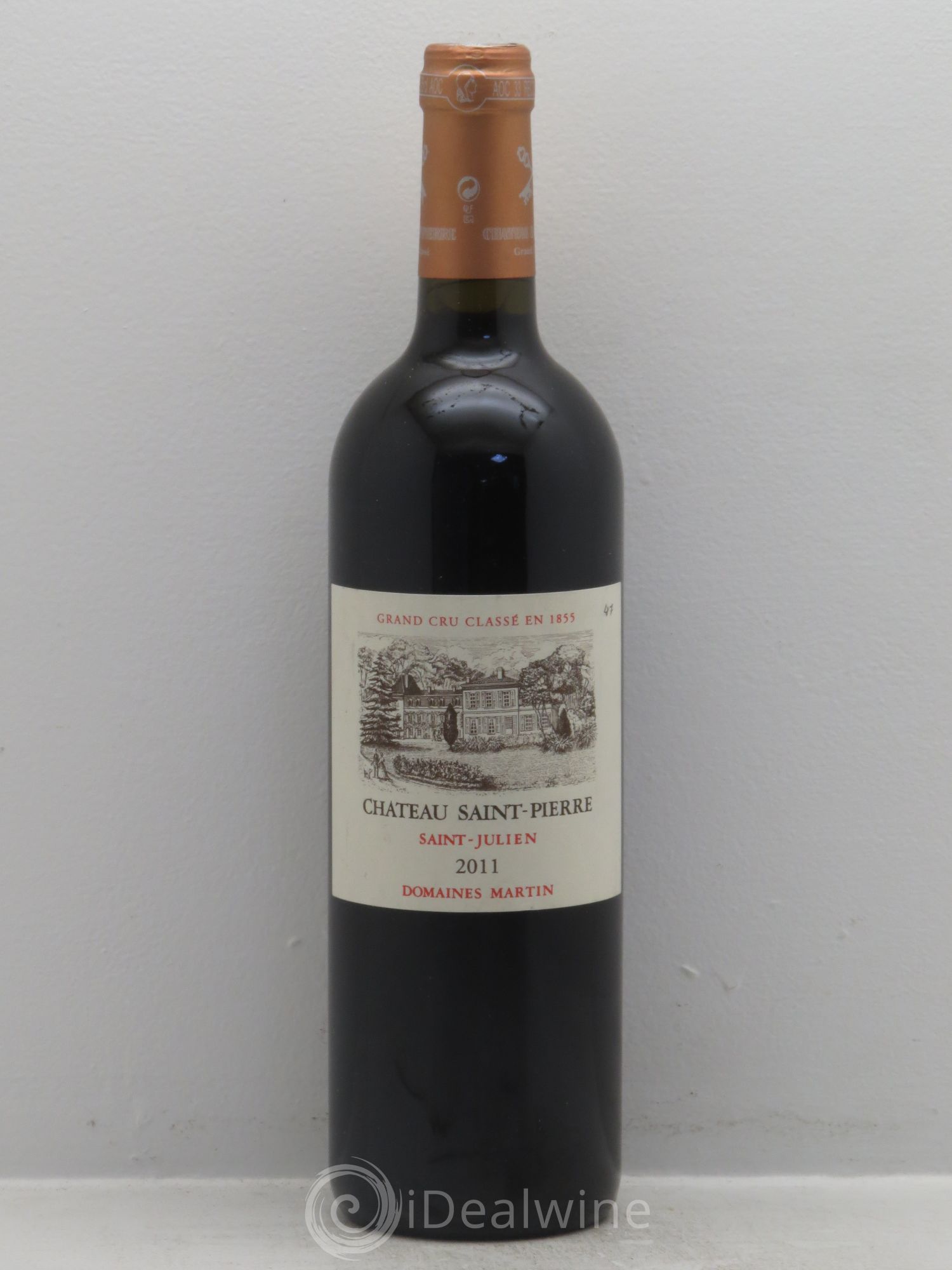 Château Saint-Pierre 4ème Grand Cru Classé 2011 - Lot de 1 bouteille - 0