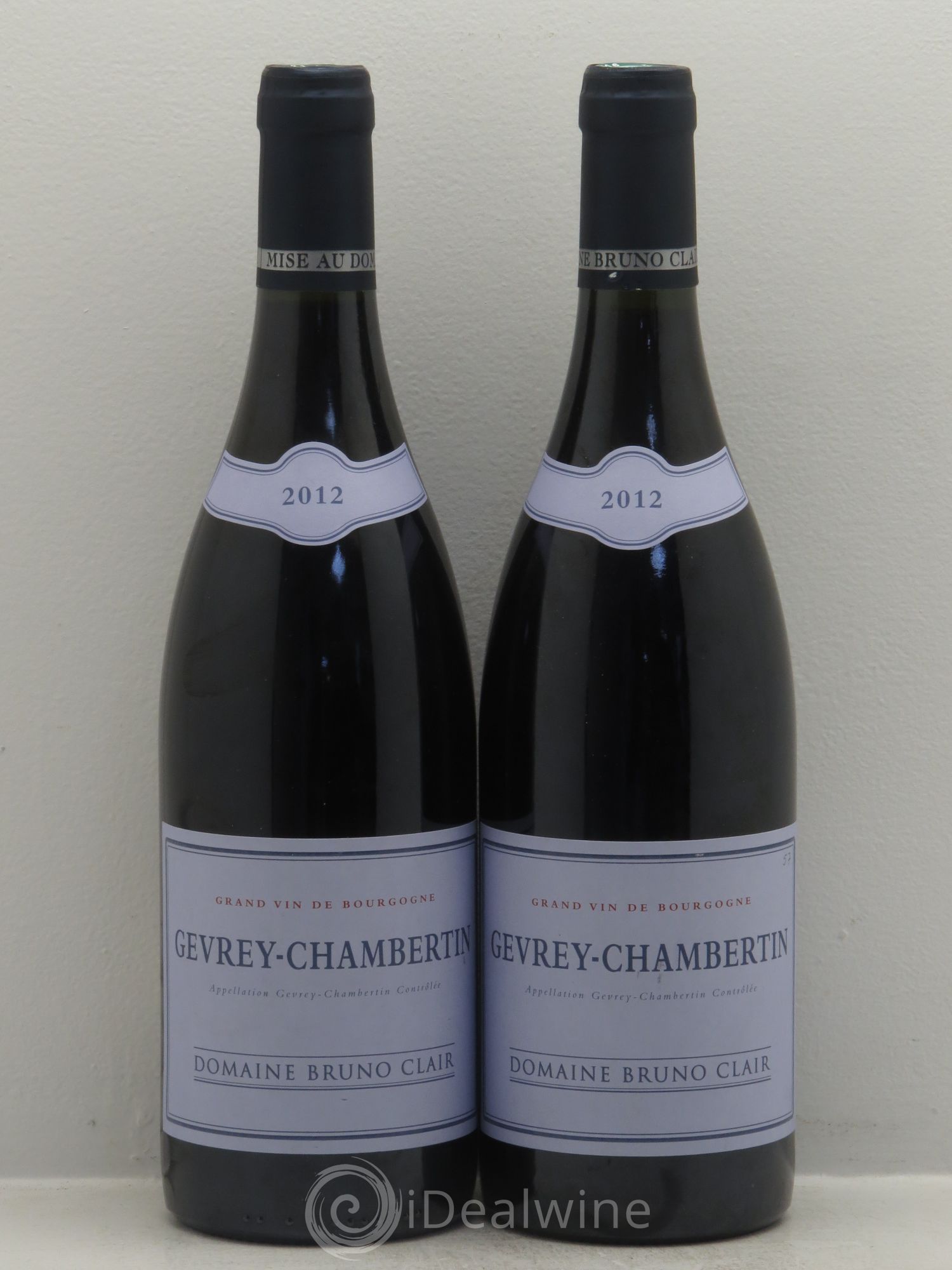 Gevrey-Chambertin Bruno Clair (Domaine) 2012 - Lot de 2 bouteilles - 0