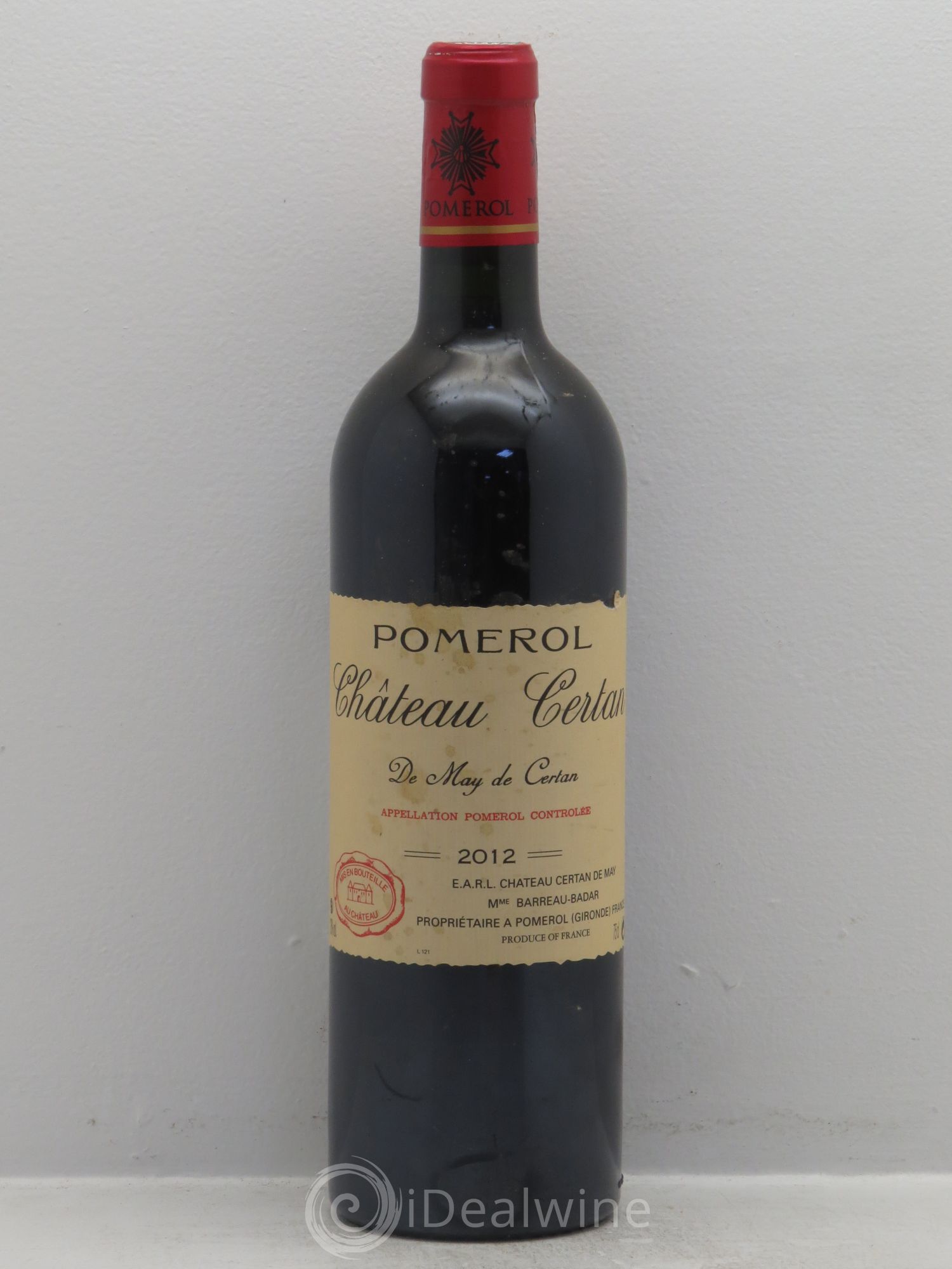 Château Certan de May 2012 - Lot de 1 bouteille - 0