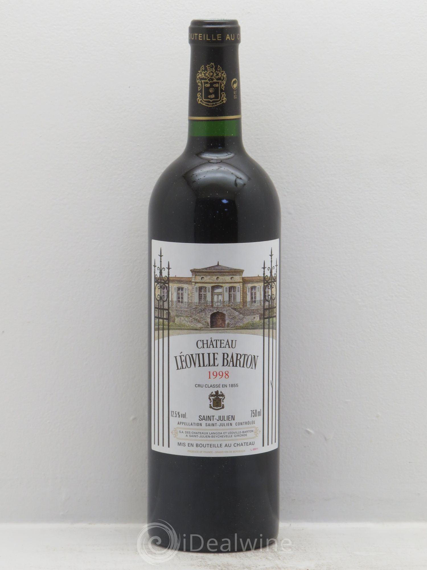 Château Léoville Barton 2ème Grand Cru Classé 1998 - Lot de 6 bouteilles - 0