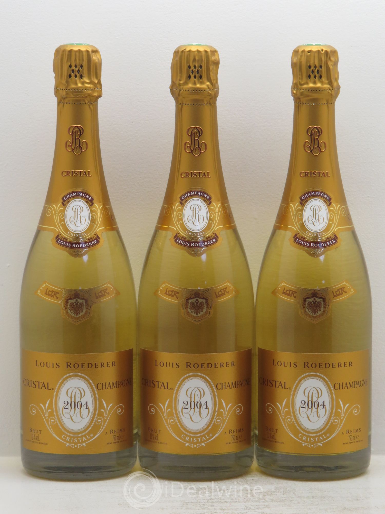 Cristal Louis Roederer 2004 - Lot de 3 bouteilles - 0