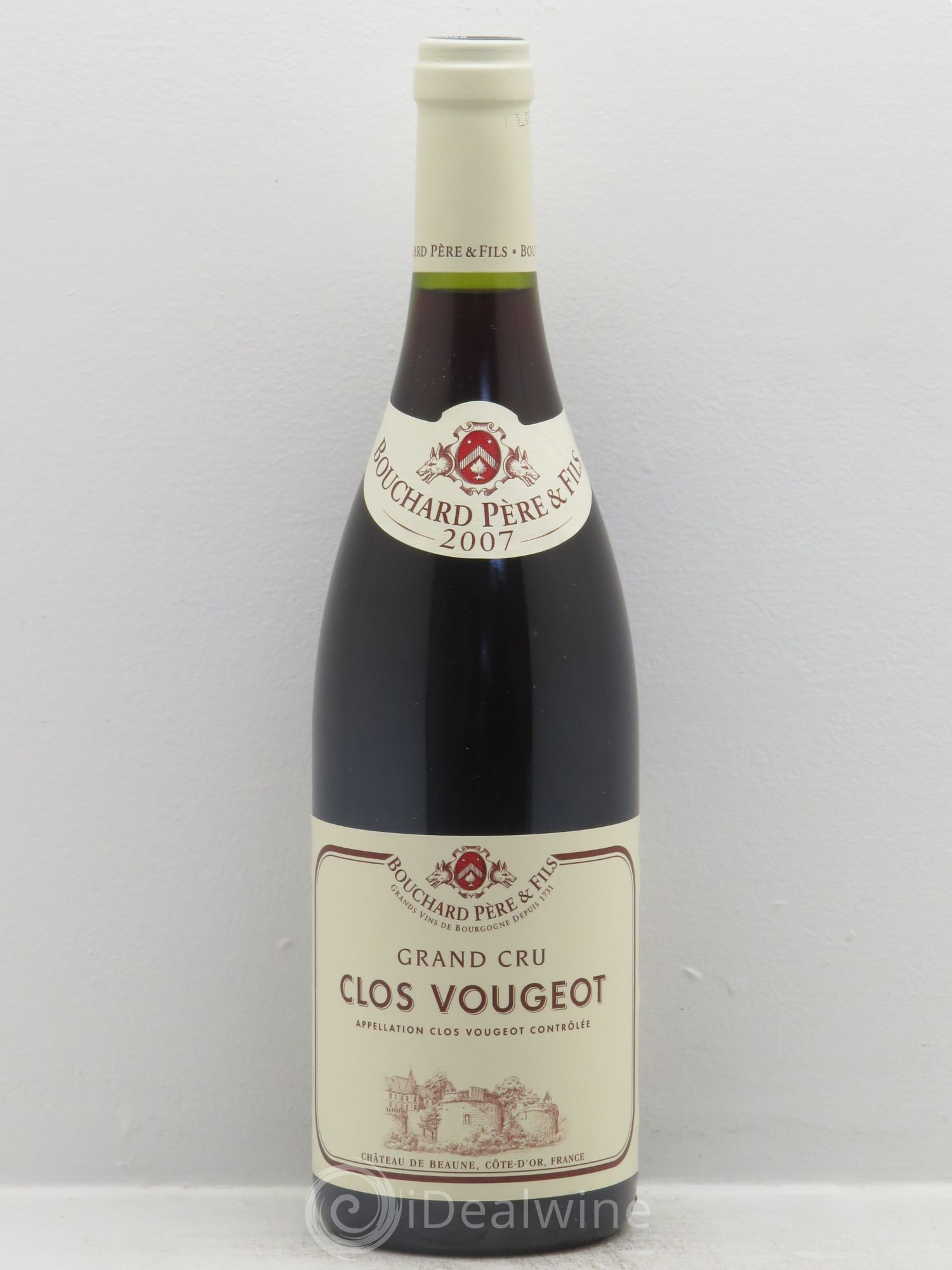 Clos de Vougeot Grand Cru Bouchard Père & Fils 2007 - Lot de 6 bouteilles - 0